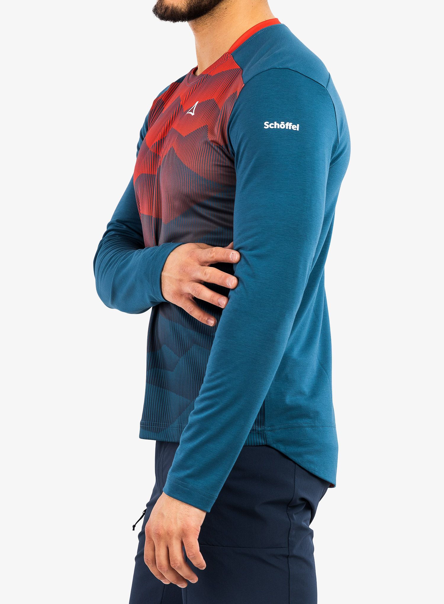 Kolesarska jopa Schoffel Longsleeve Altitude M - lakemount blue