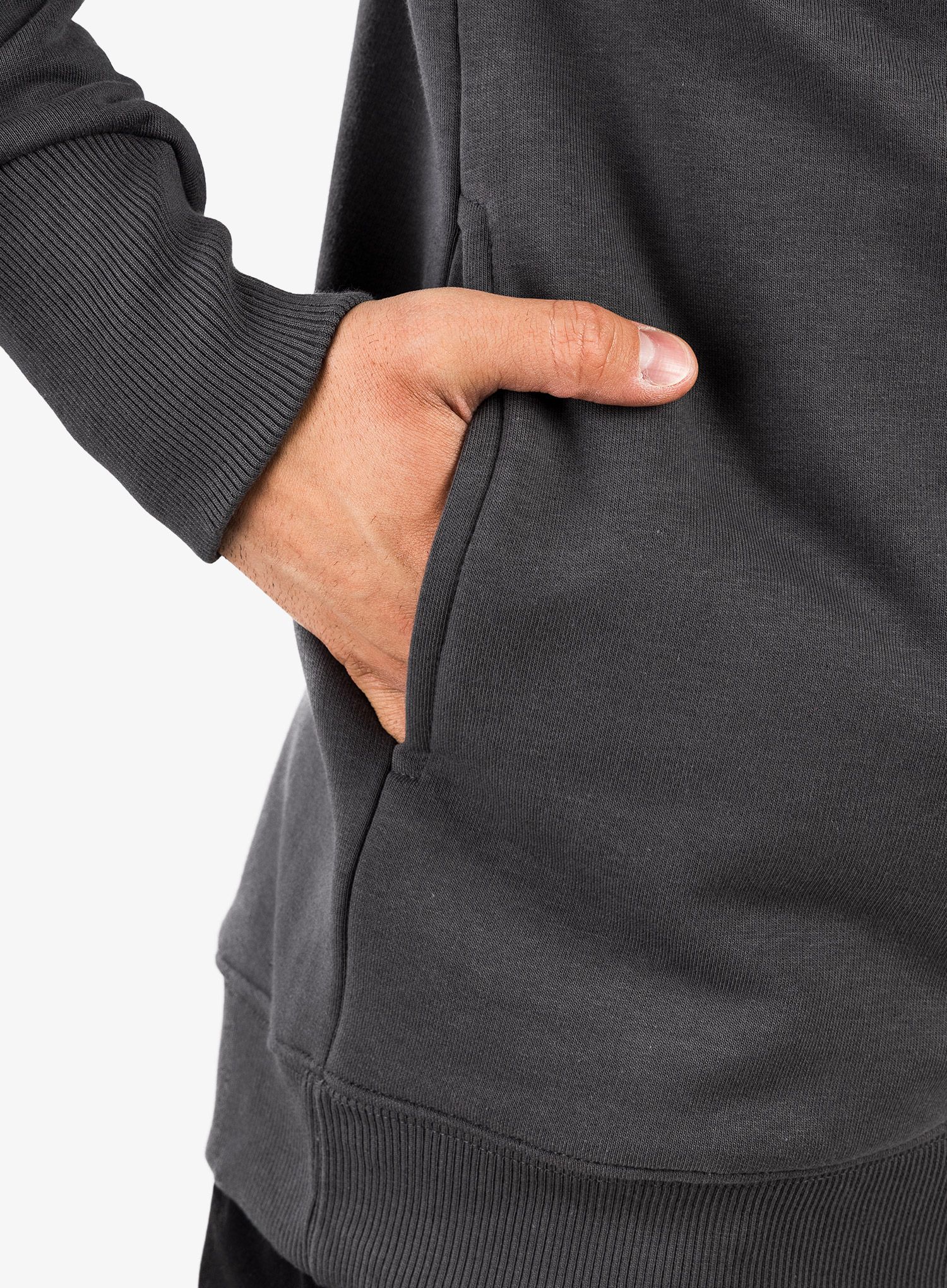 Jopica na zadrgo Majesty Super Zip Hoodie - graphite