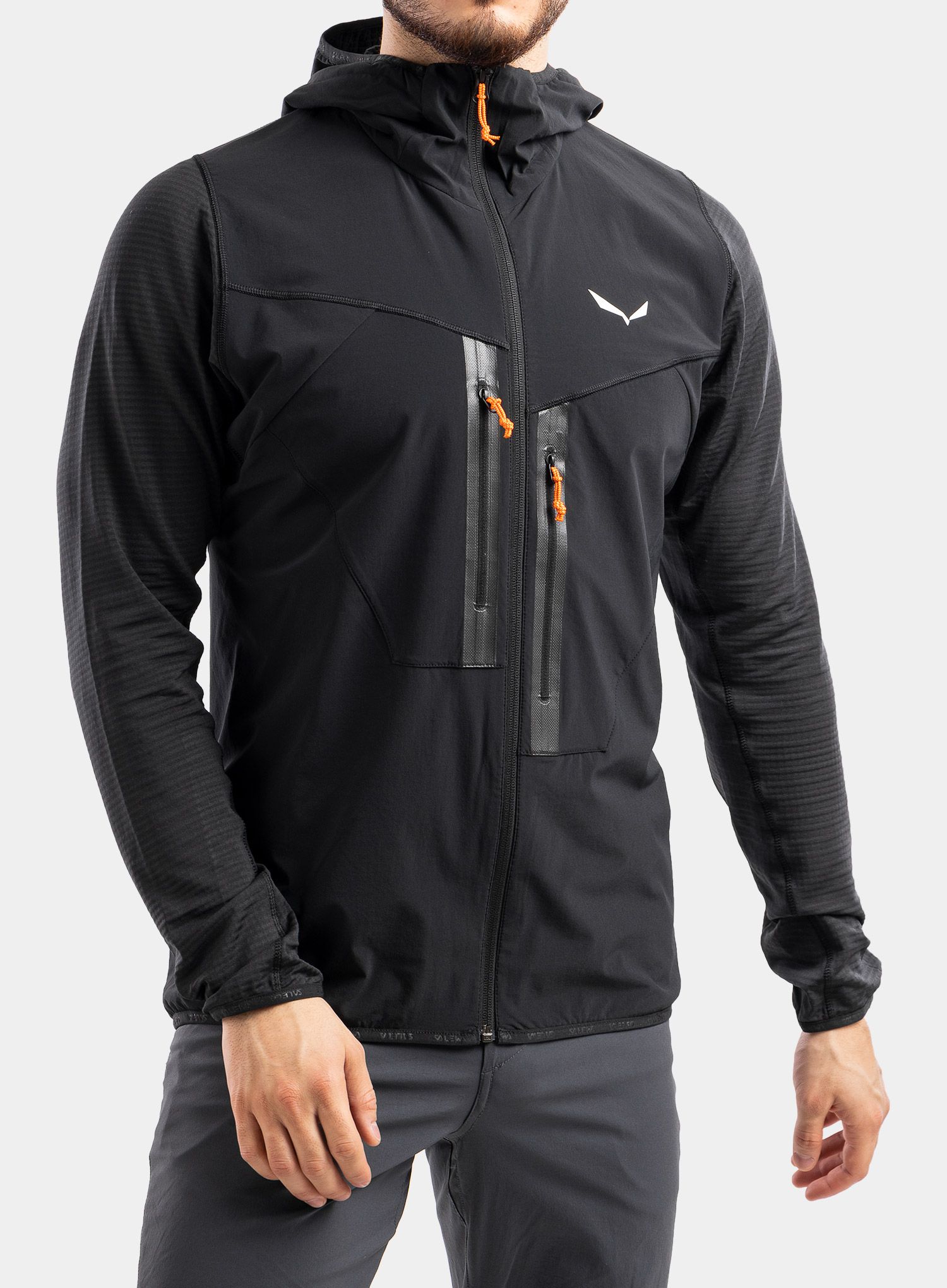 Jopica na zadrgo Salewa Rolle PL R Jacket - black out