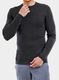Moška jopica SmartWool Merino 250 Baselayer Crew Boxed - charcoal heather