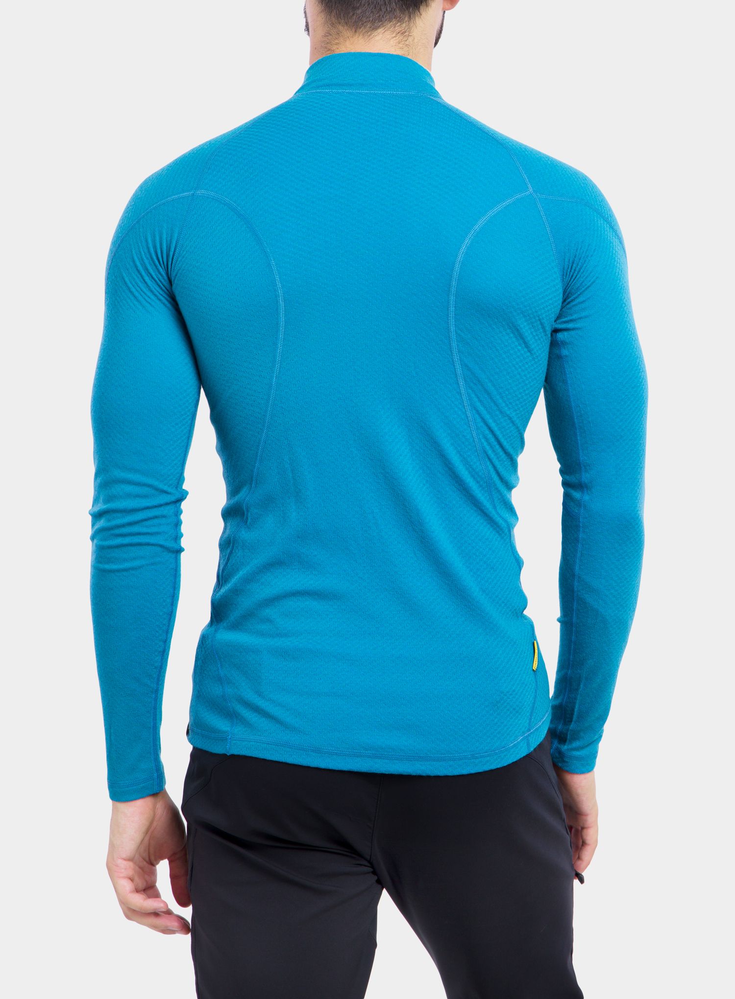 Jopica Sensor Merino DF Tee L/S Zip - blue