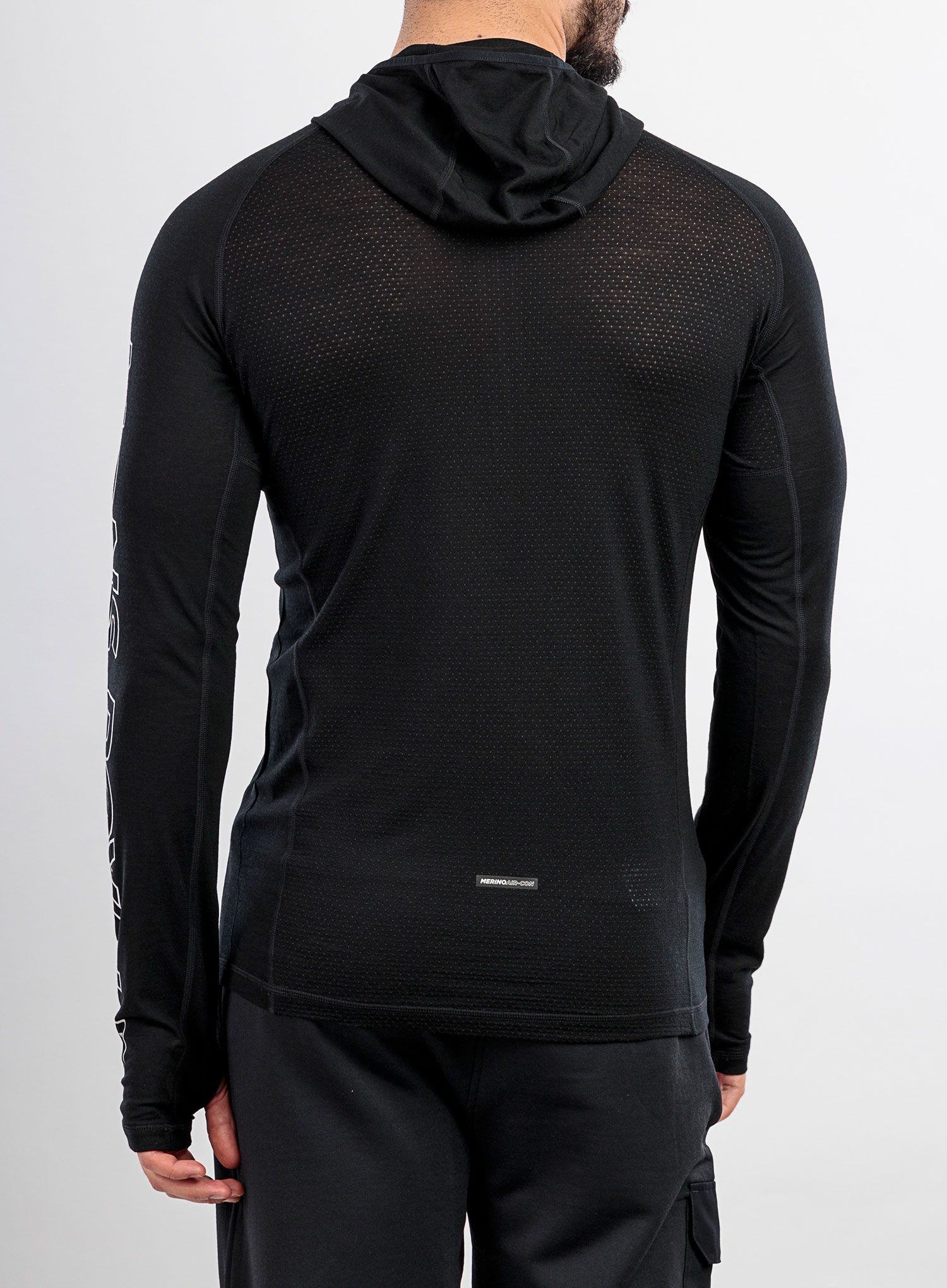 Termo flis jopa Mons Royale Temple Tech Hood - black