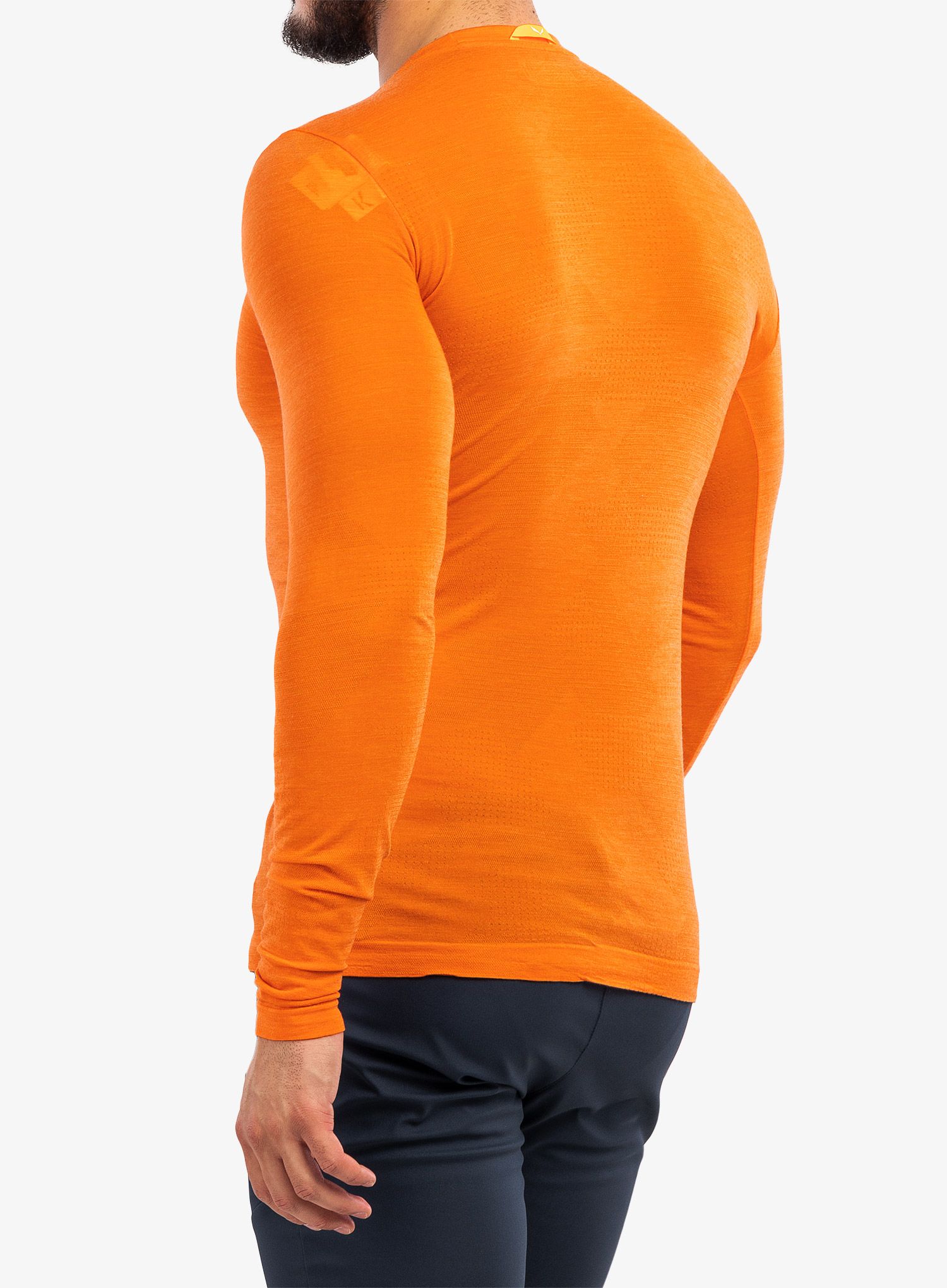 Termo flis jopa Salewa Zebru Fresh AMR L/S Tee - red orange