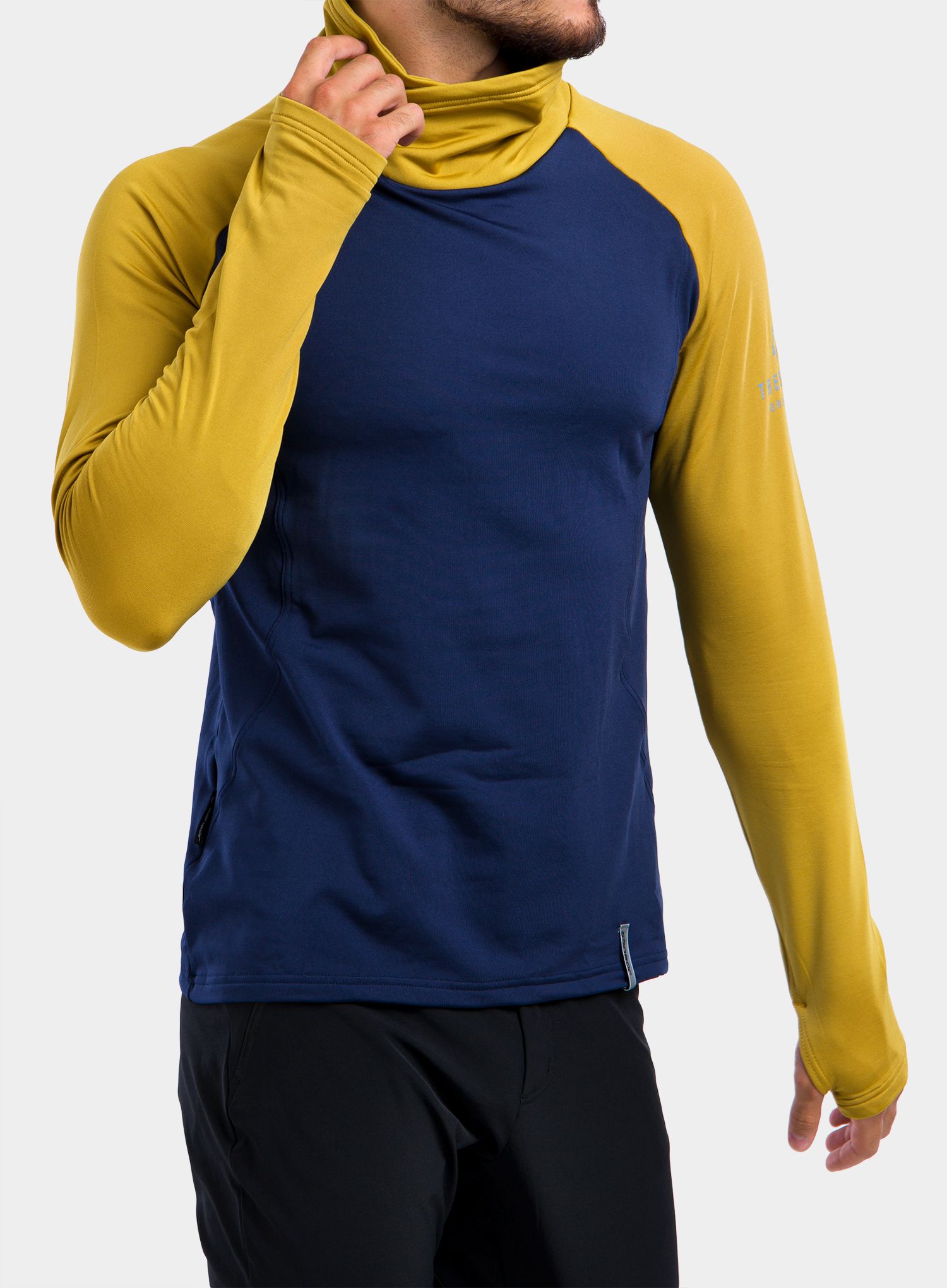 Jopica Sensor Thermo Sweatshirt - deep blue/mustard