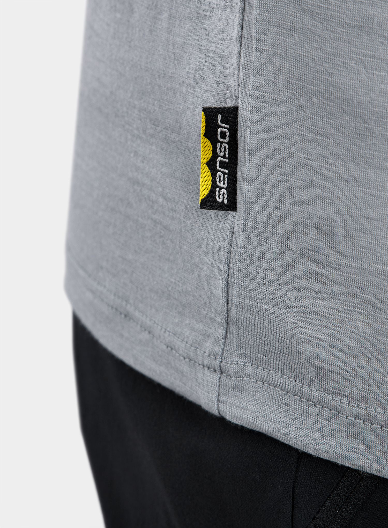 Termo flis jopa Sensor Merino Active PT Tee L/S - grey adventure