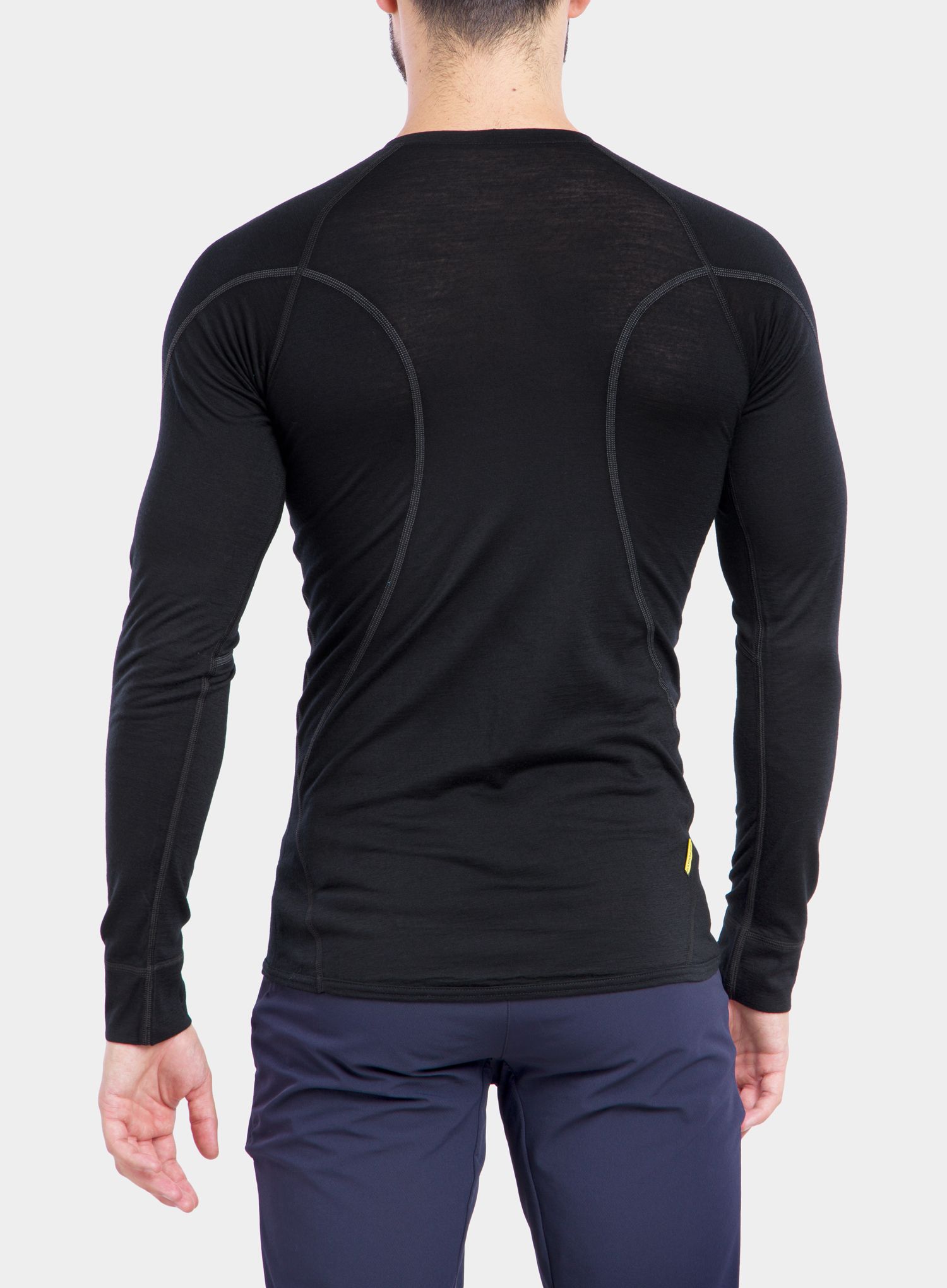 Termo flis jopa Sensor Merino Active Tee L/S - black
