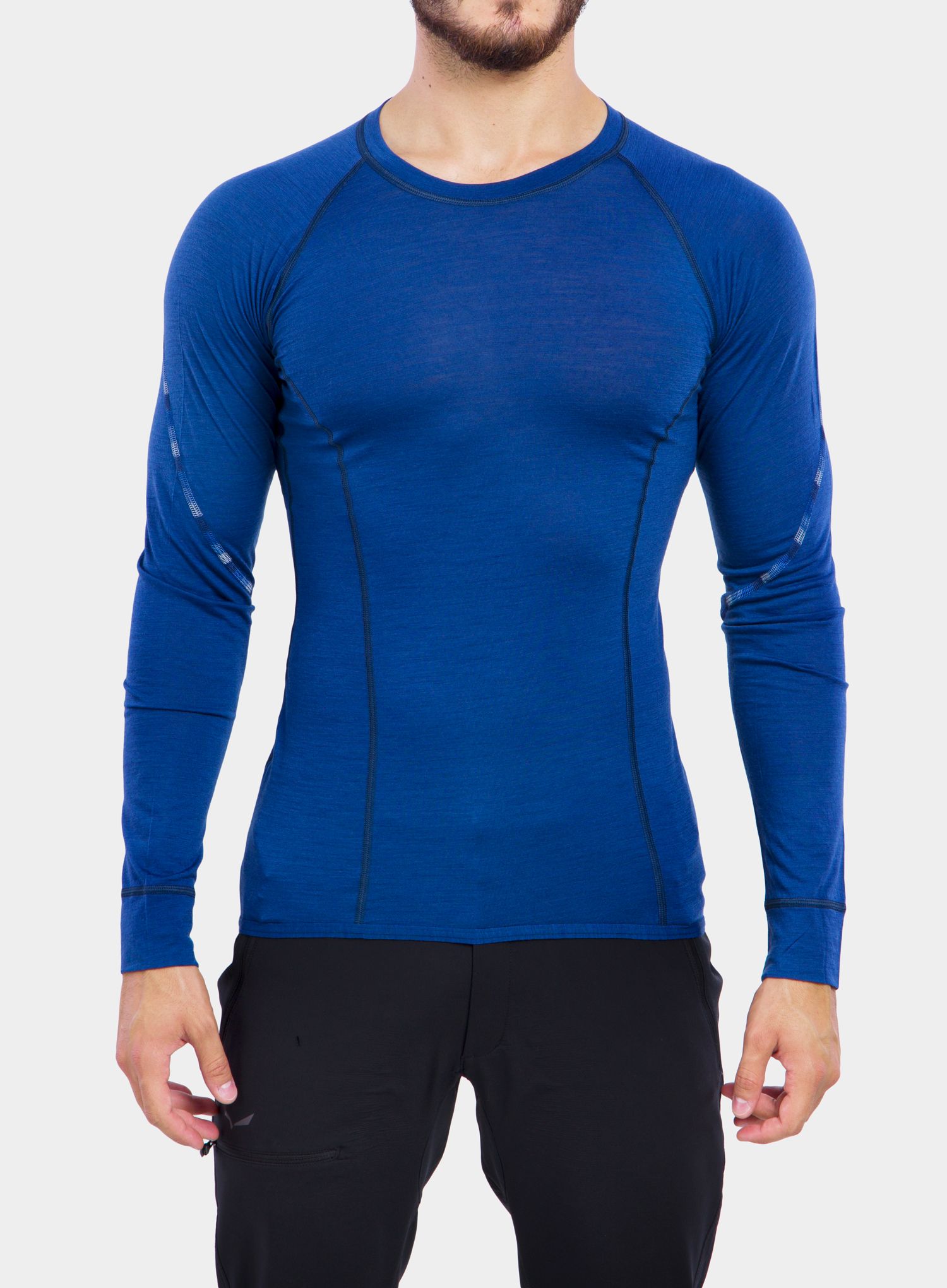 Termo flis jopa Sensor Merino Air Tee L/S - dark blue