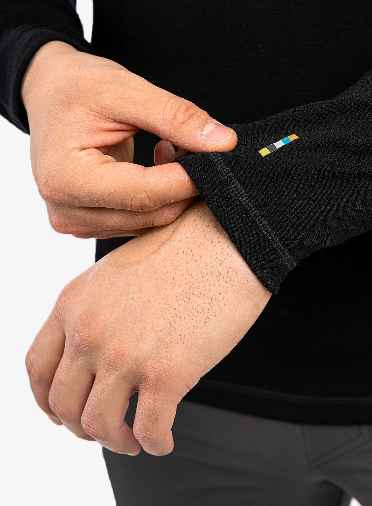Moška jopica SmartWool Merino 250 Baselayer 1/4 Zip - black