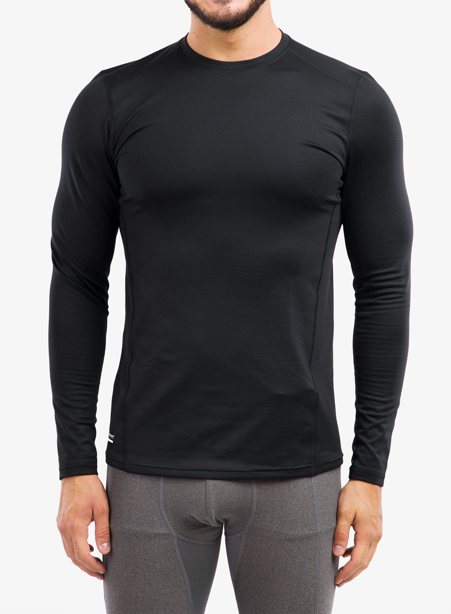 Termo flis jopa Under Armour Tac Crew CGI Base - black