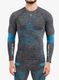 Termo flis jopa X-Bionic Energy Accumulator 4.0 Shirt - dark grey melange/blue