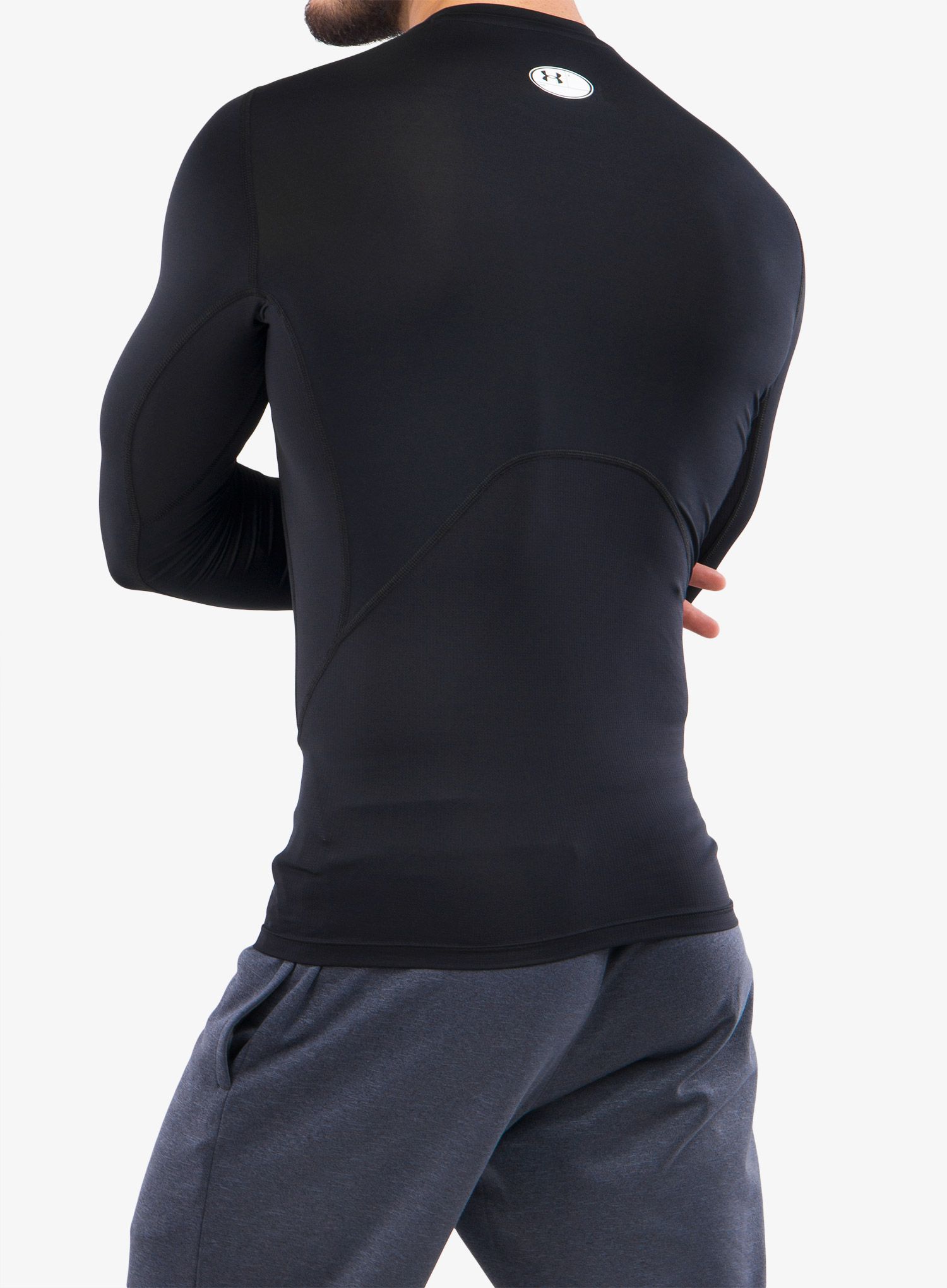 Jopica Under Armour HG Armour Comp LS - black/white
