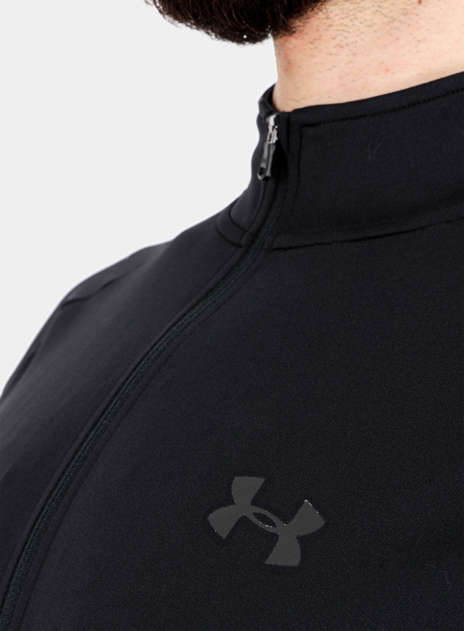 Jopica Under Armour Tech 1/2 Zip Long Sleeve - black/charcoal