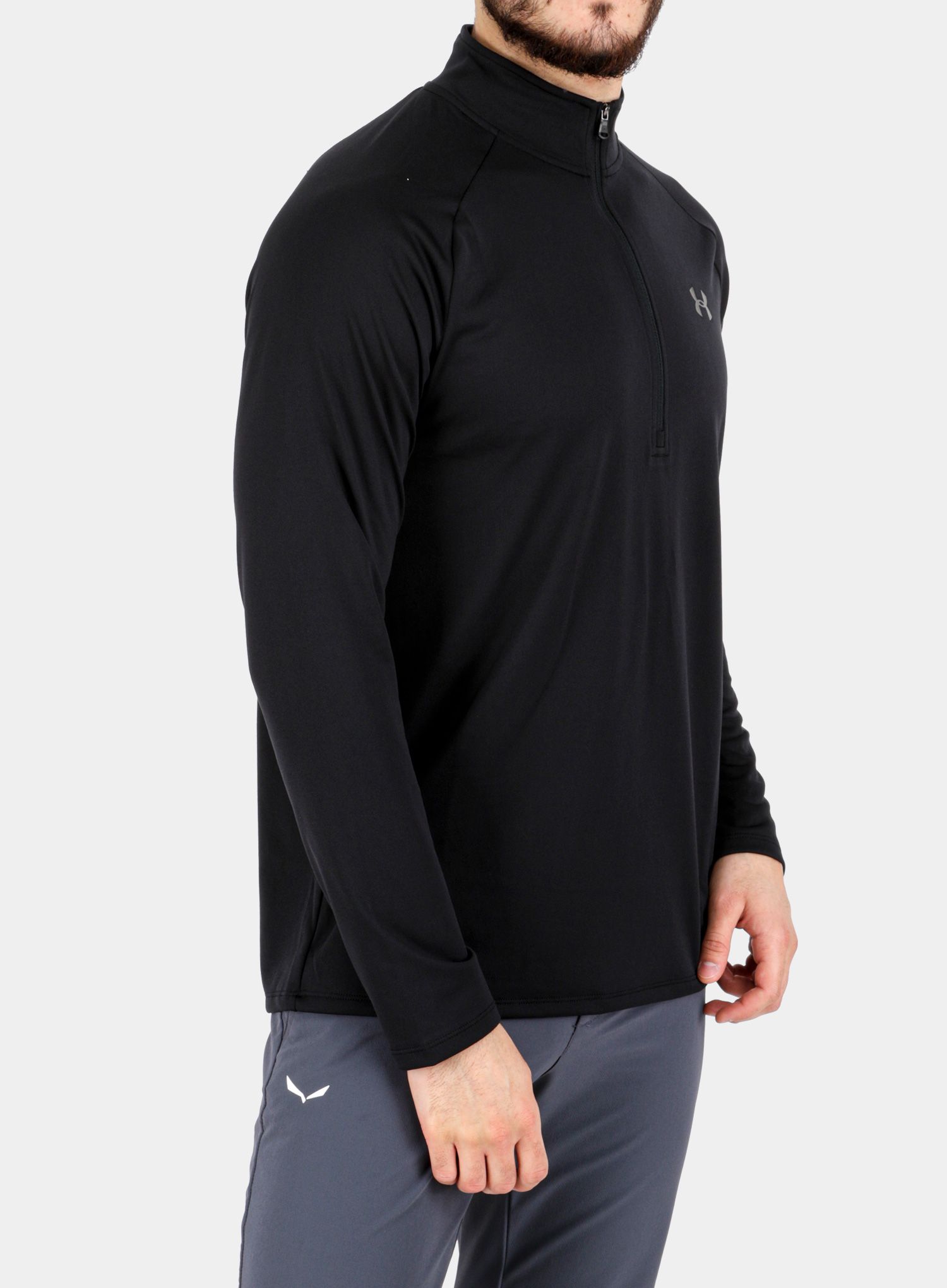 Jopica Under Armour Tech 1/2 Zip Long Sleeve - black/charcoal