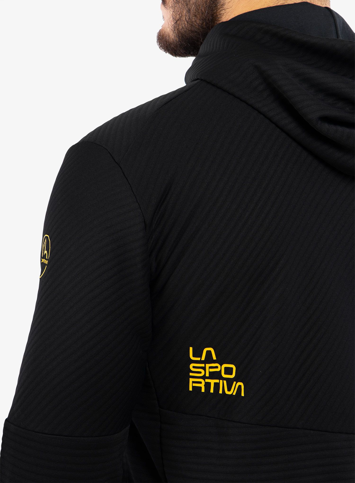 Plezalna jopa La Sportiva Mood Hoody M - black/yellow