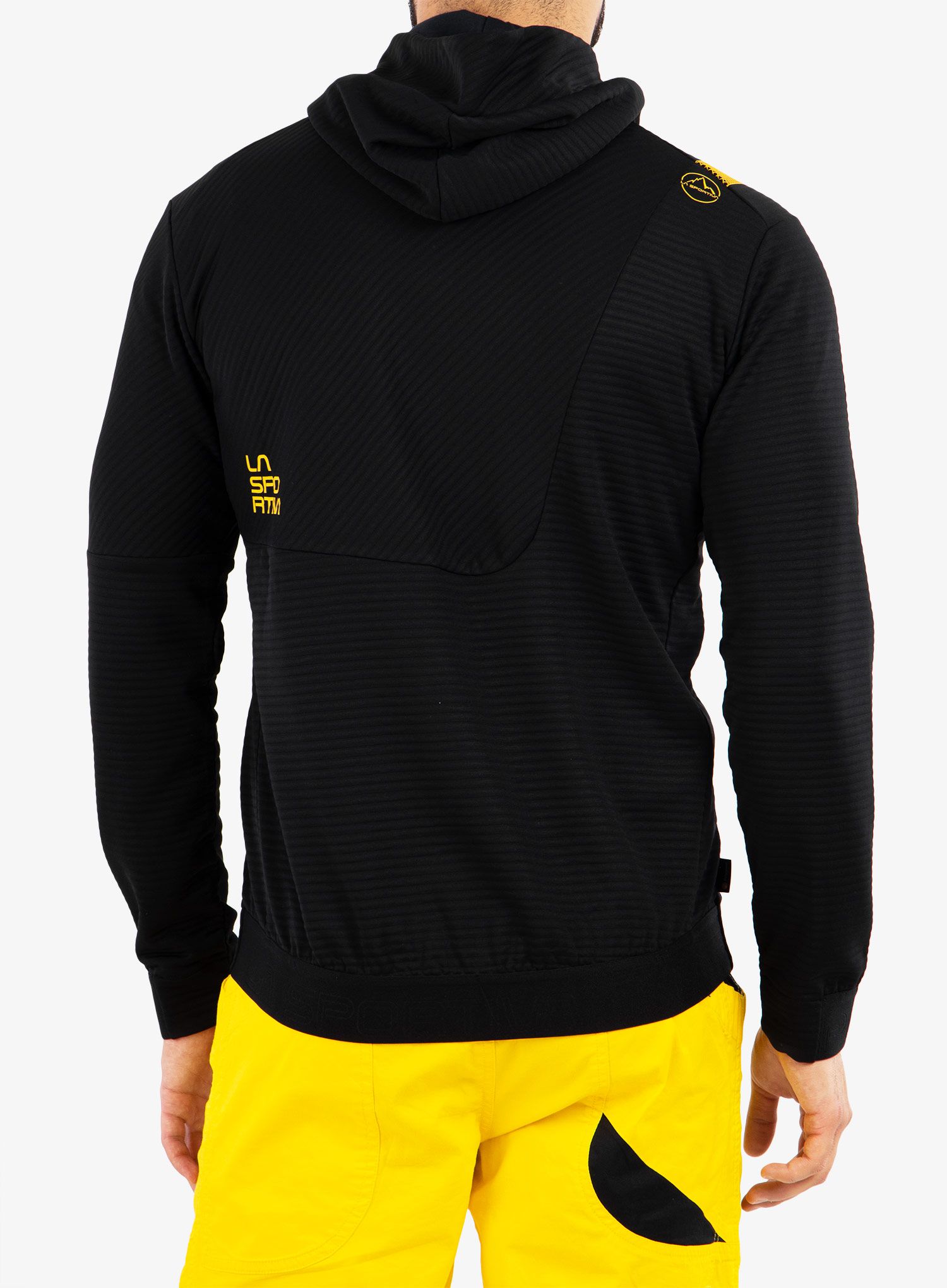 Plezalna jopa La Sportiva Mood Hoody M - black/yellow