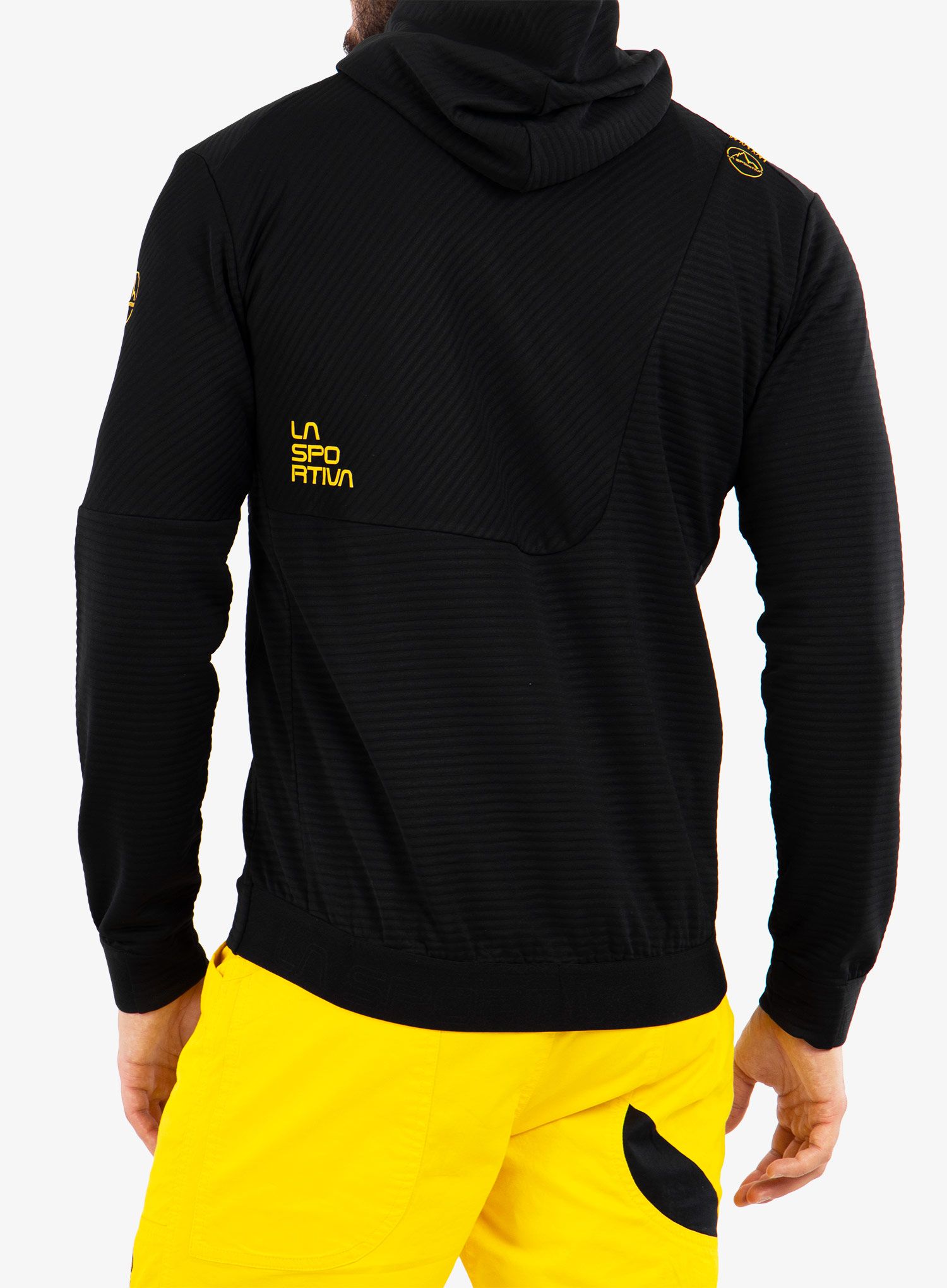 Plezalna jopa La Sportiva Mood Hoody M - black/yellow
