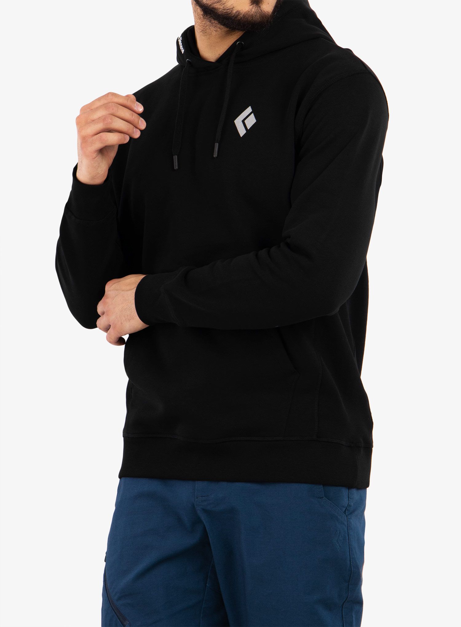 Jopica s kapuco Black Diamond Mountain Badge Hoody - black