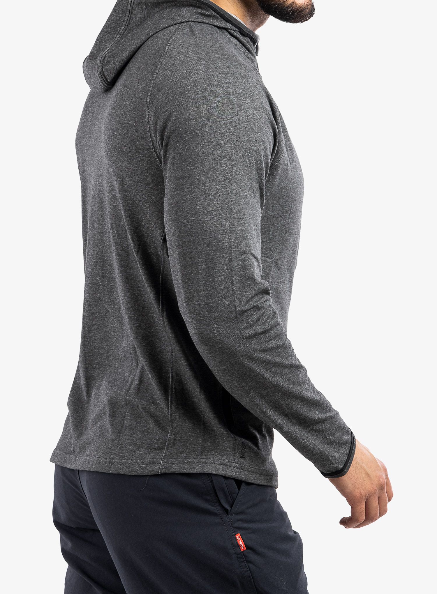 Jopica s kapuco Craghoppers NosiLife Nepos Hooded Jacket - black pepper marl