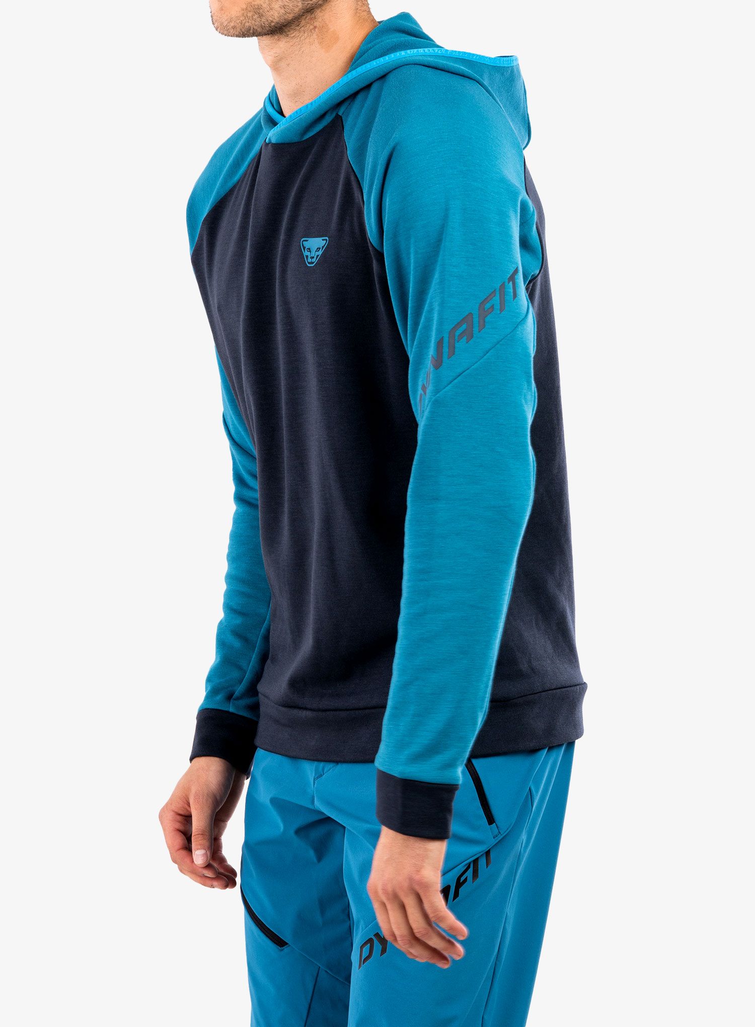 Jopica s kapuco Dynafit 24/7 Polartec Hoody - reef melange