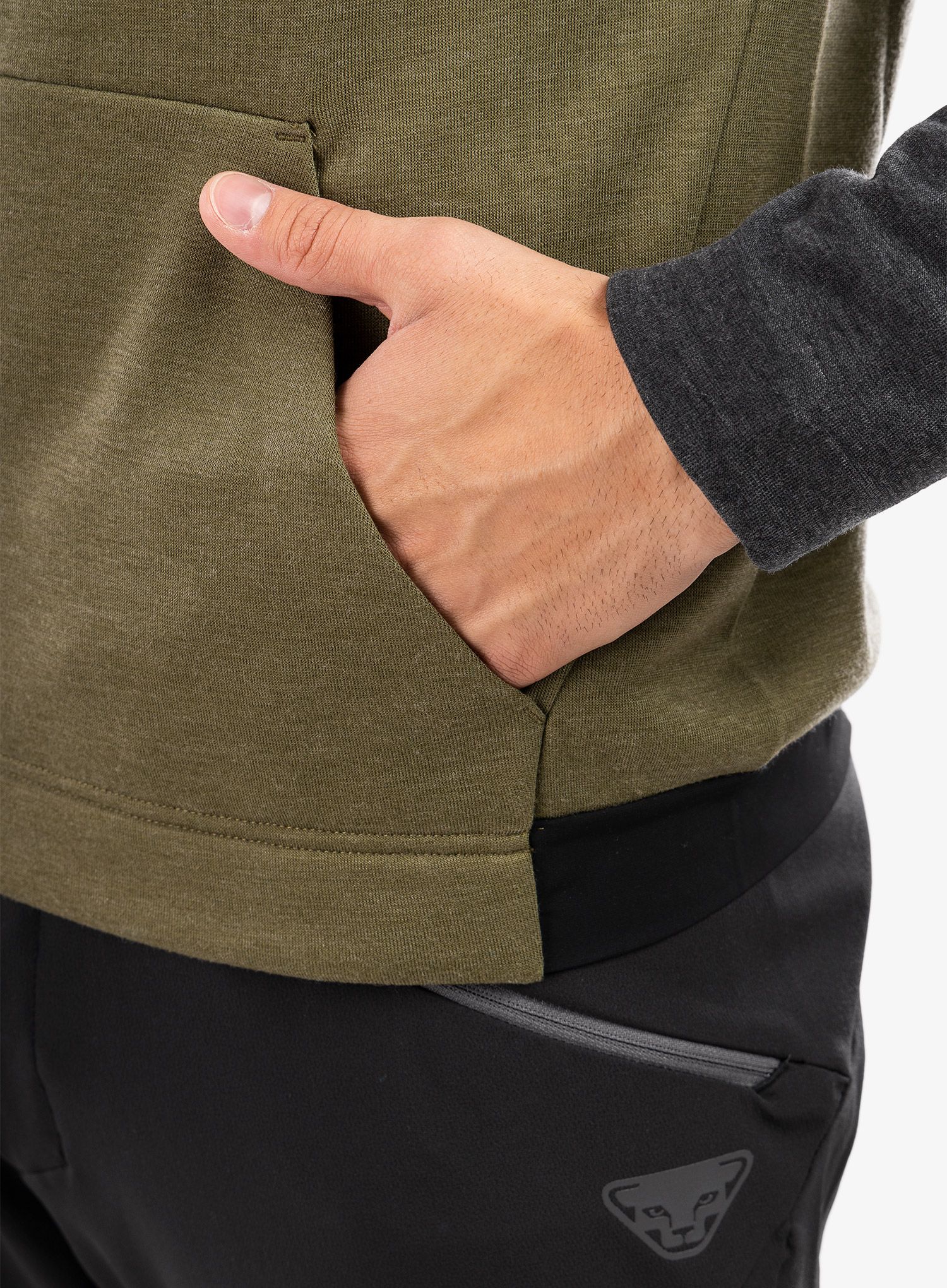 Jopica s kapuco Dynafit 24/7 Polartec Hoody - winter moss