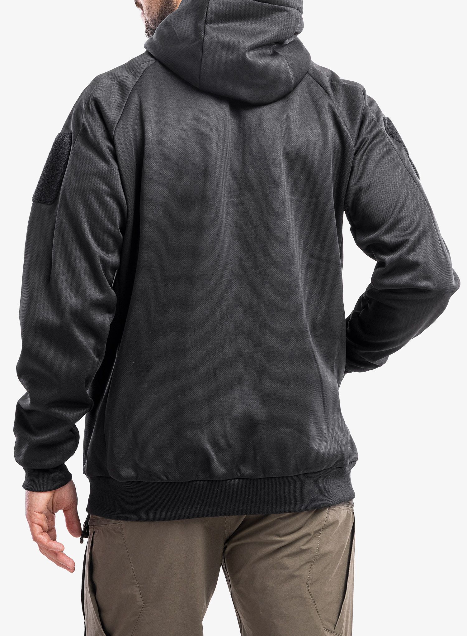 Jopica s kapuco Helikon-Tex Urban Tactical Hoodie Full Zip - black