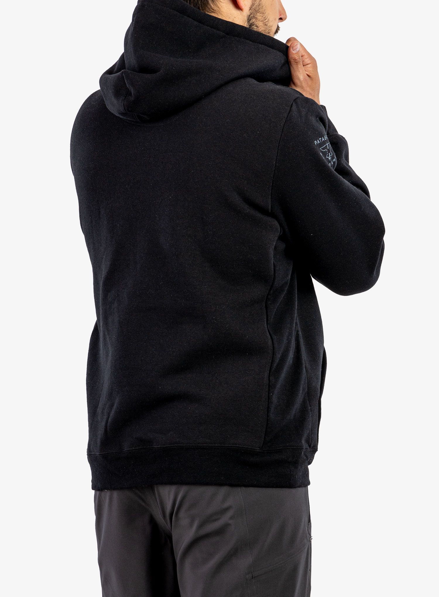 Jopica s kapuco Patagonia Forge Mark Uprisal Hoody - black