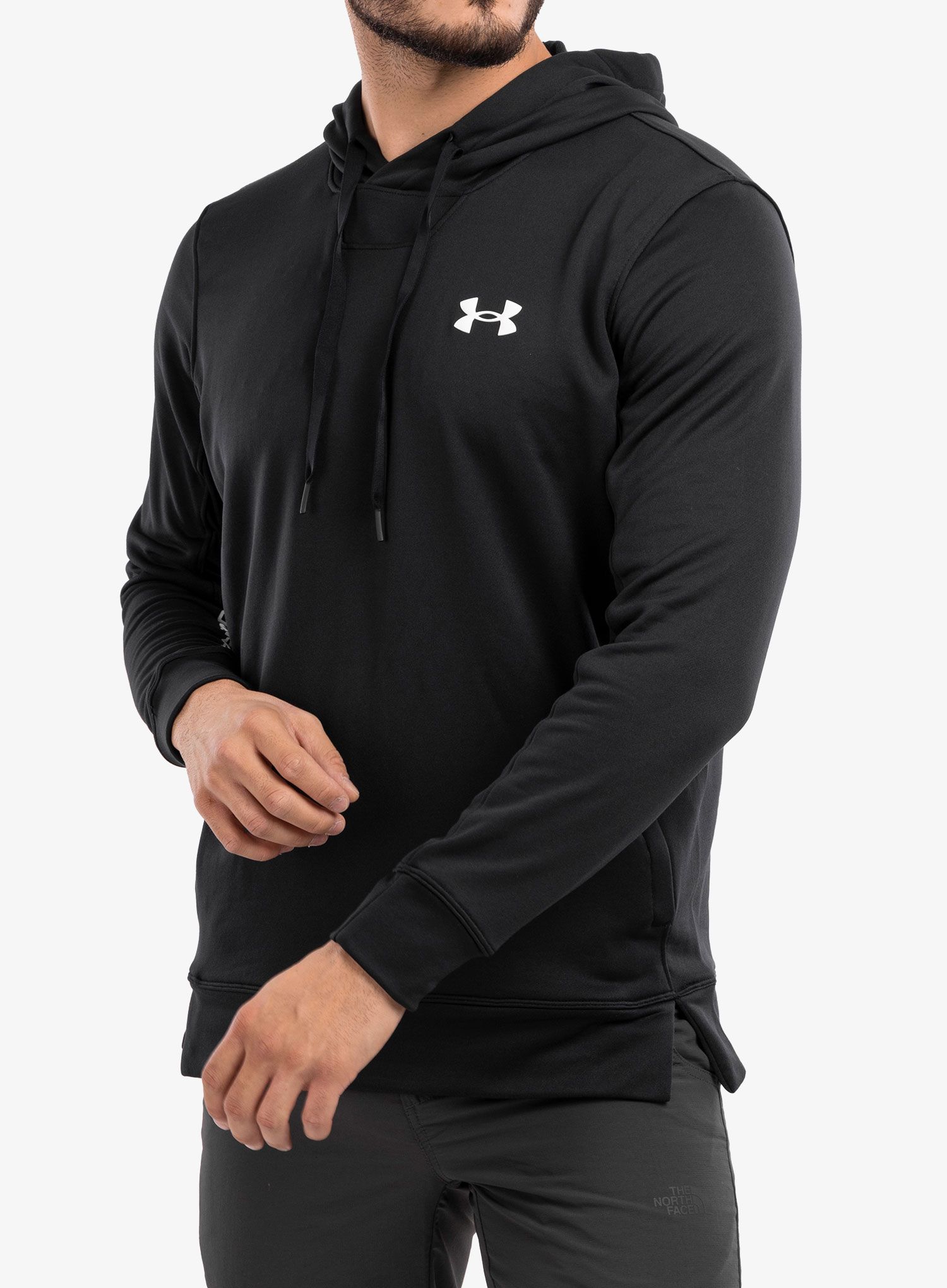 Jopica s kapuco Under Armour Armour Terry Hoodie - black/white
