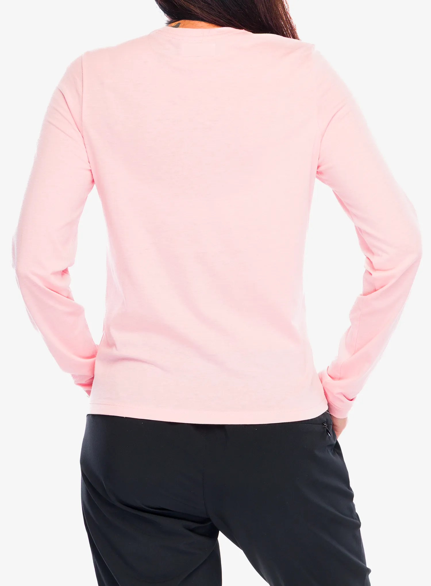Ženska majica z dolgimi rokavi Columbia Ruby Springs Graphic LS Tee - pink sand/colorful treescape