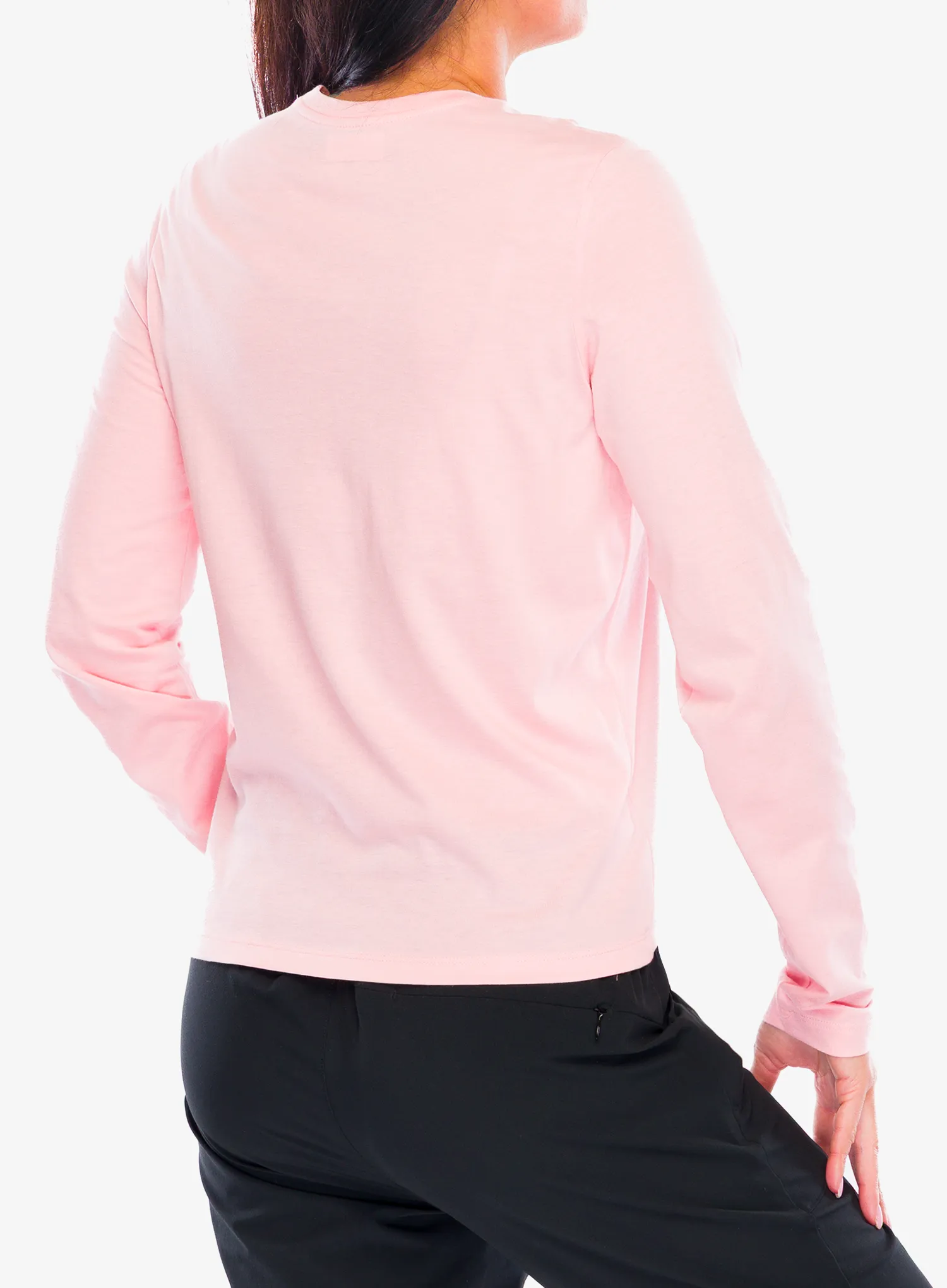 Ženska majica z dolgimi rokavi Columbia Ruby Springs Graphic LS Tee - pink sand/colorful treescape