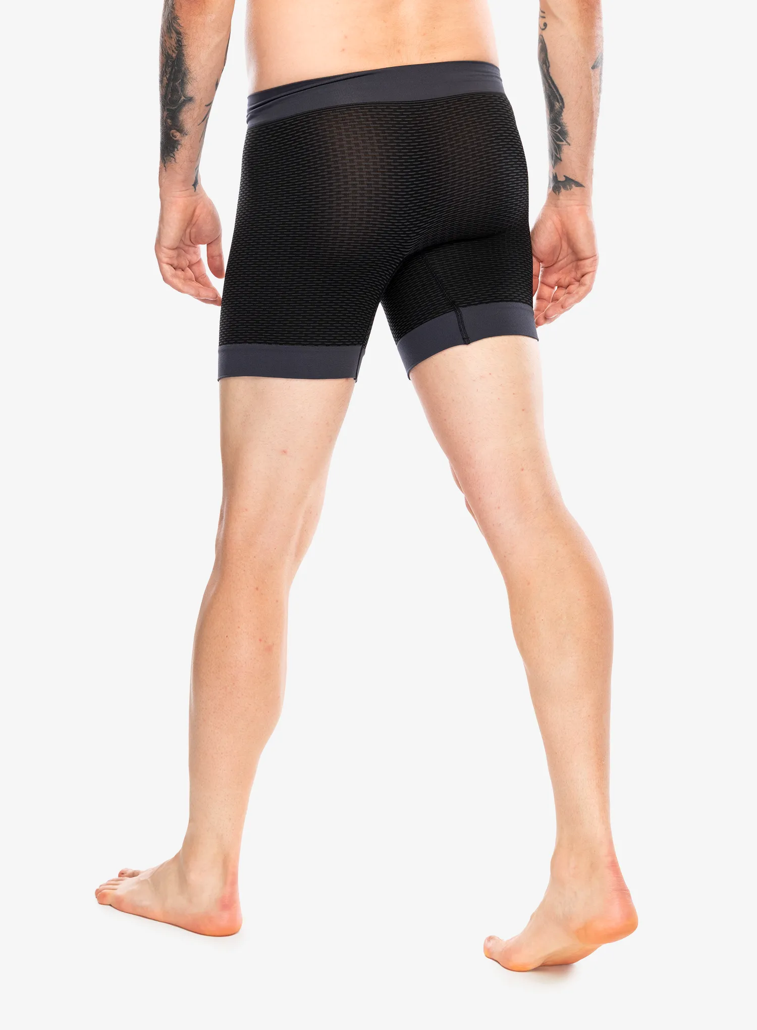Moške boksarice Brubeck Base Layer Boxer Shorts - graphite
