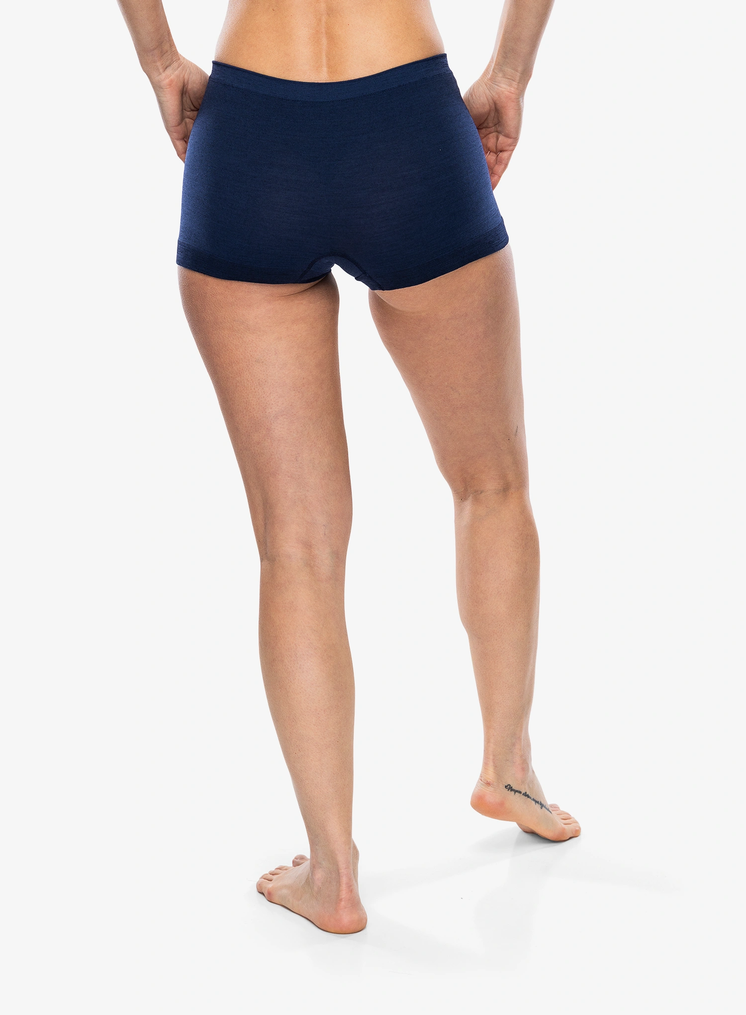 Ženske boksarice Brubeck Classic Comfort Merino Boxer Shorts - navy blue