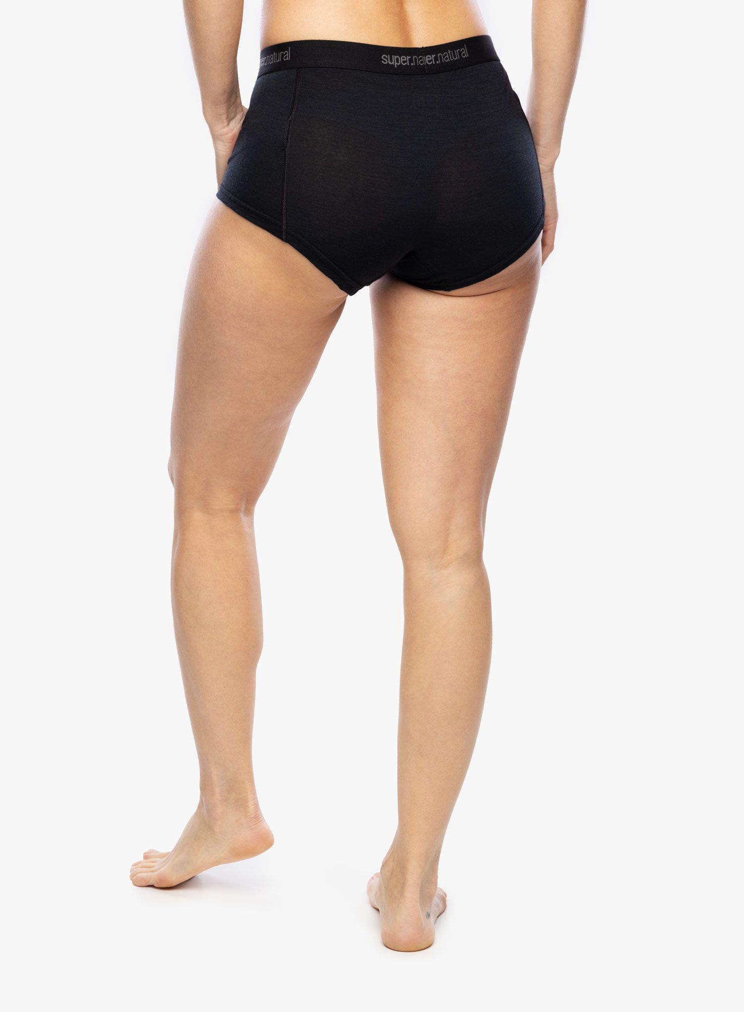 Ženske boksarice Super.natural Tundra175 Hipster 2Pack - jet black/jet black