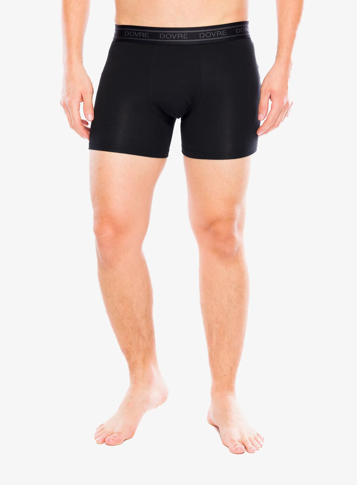 Boksarice Dovre Tights 3-Pack Bamboo - black