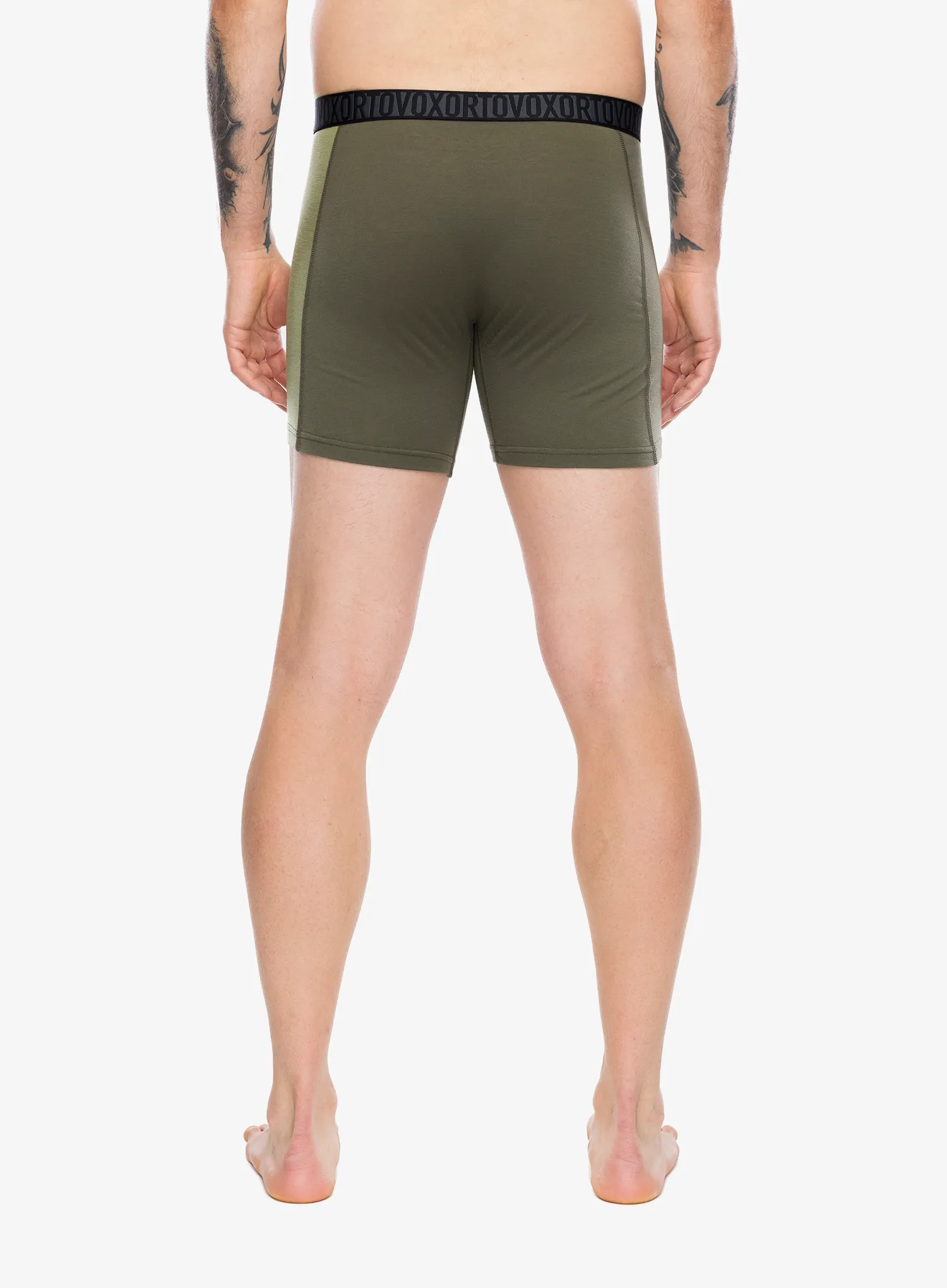 Boksarice Ortovox 150 Essential Boxer Briefs - dark wild herbs