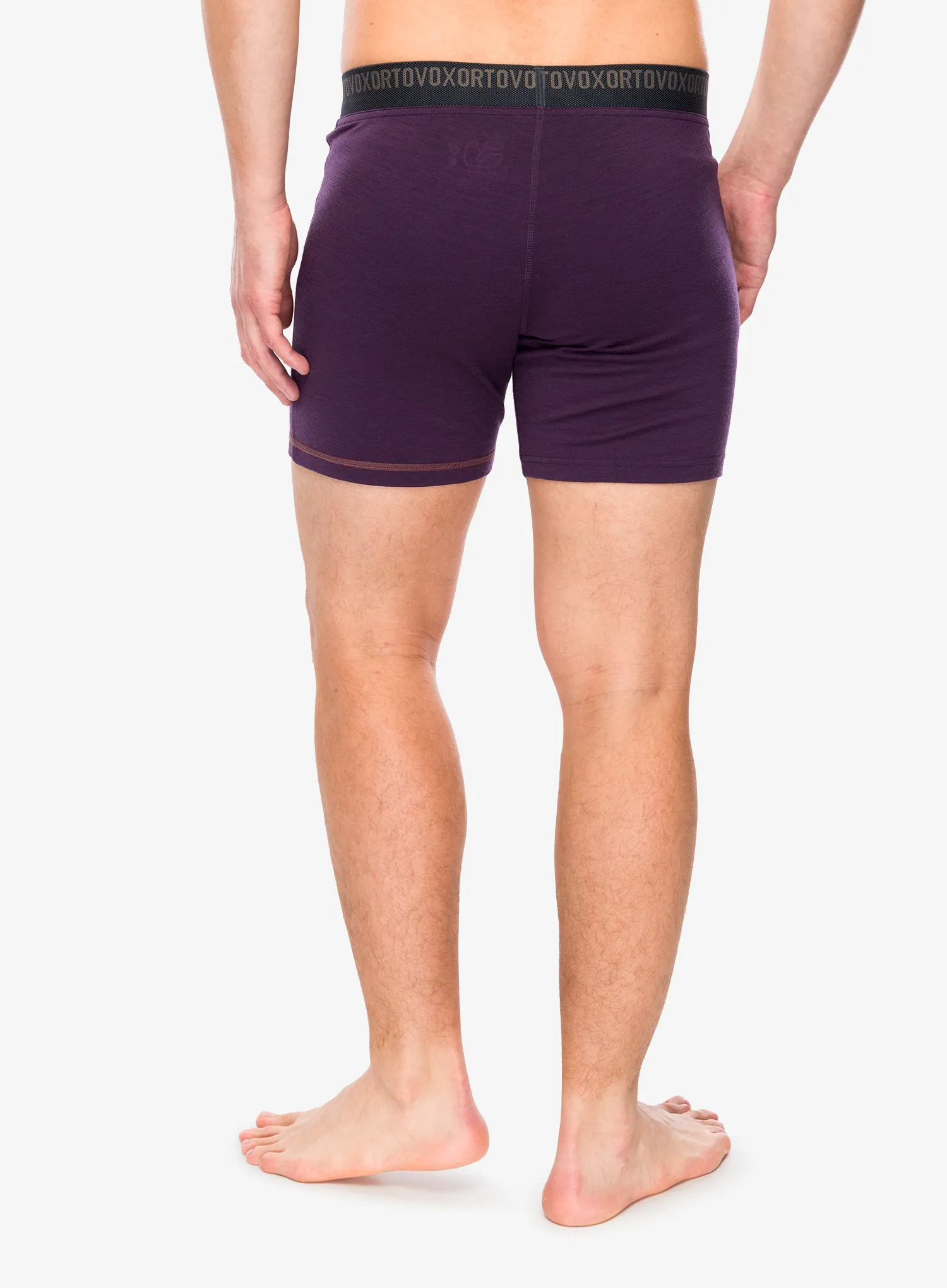 Boksarice Ortovox 185 Rock N Wool Boxer - dark wild berry