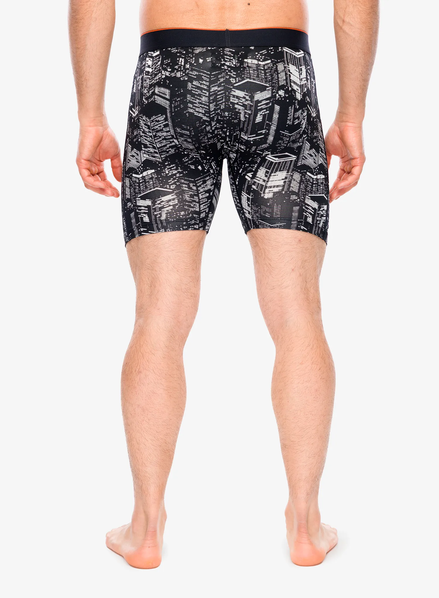 Boksarice Saxx Multi-Sport Mesh Boxer Brief Fly - night city/black