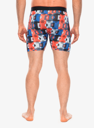 Boksarice Saxx Multi-Sport Mesh Boxer Brief Fly - pitch check/multi