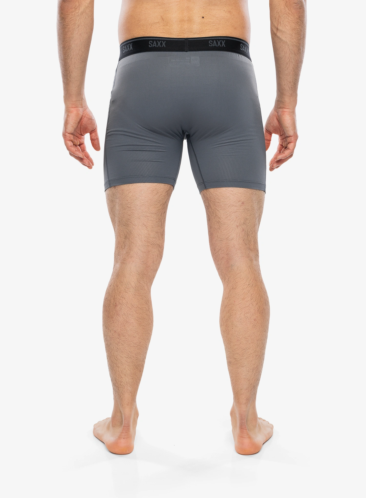 Boksarice Saxx Quest Quick-Dry Mesh Boxer Brief Fly - turbulence