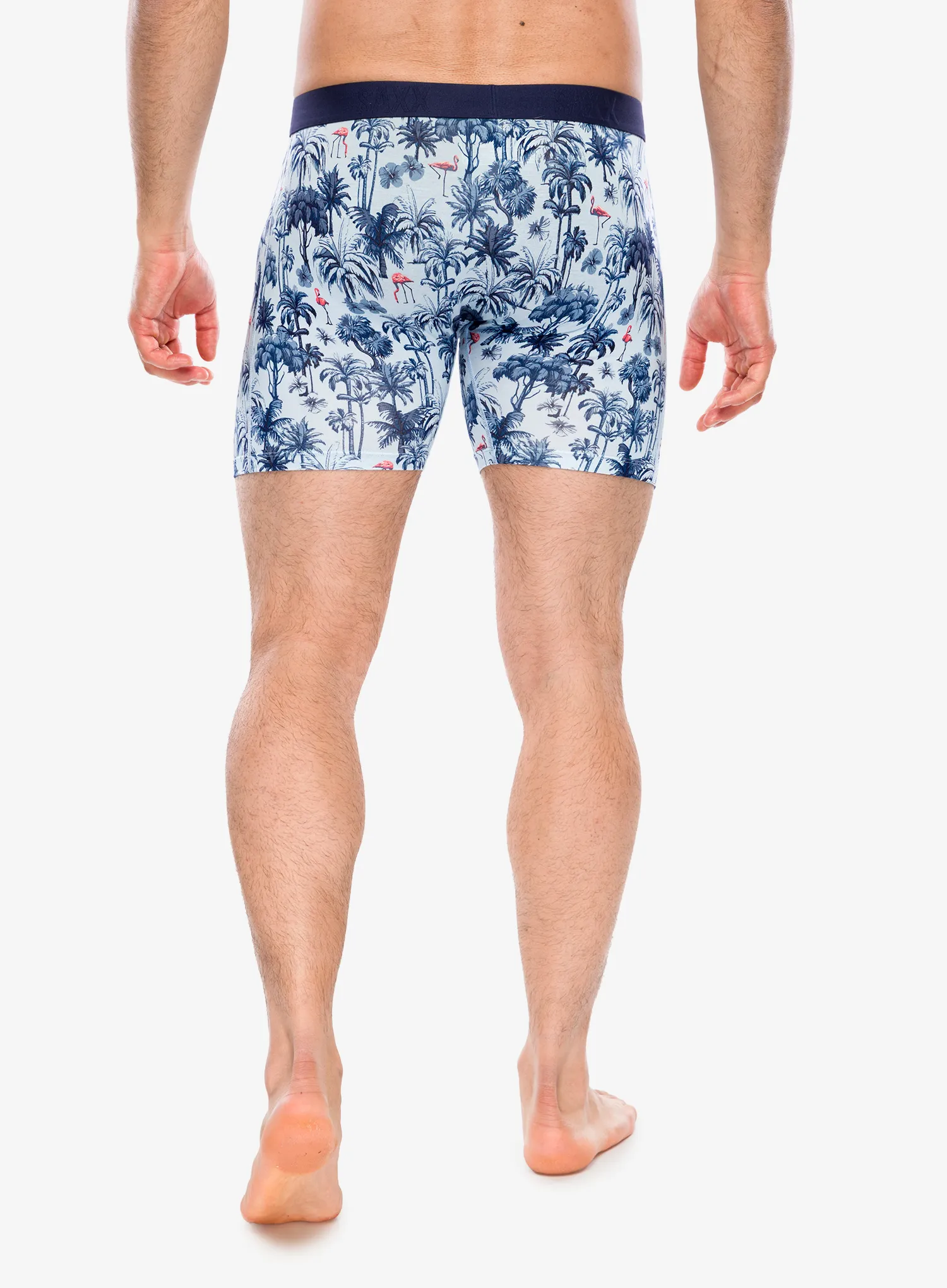 Boksarice Saxx Vibe Xtra Soft Comfort Boxer Brief Fly - palm mix/atmosphere
