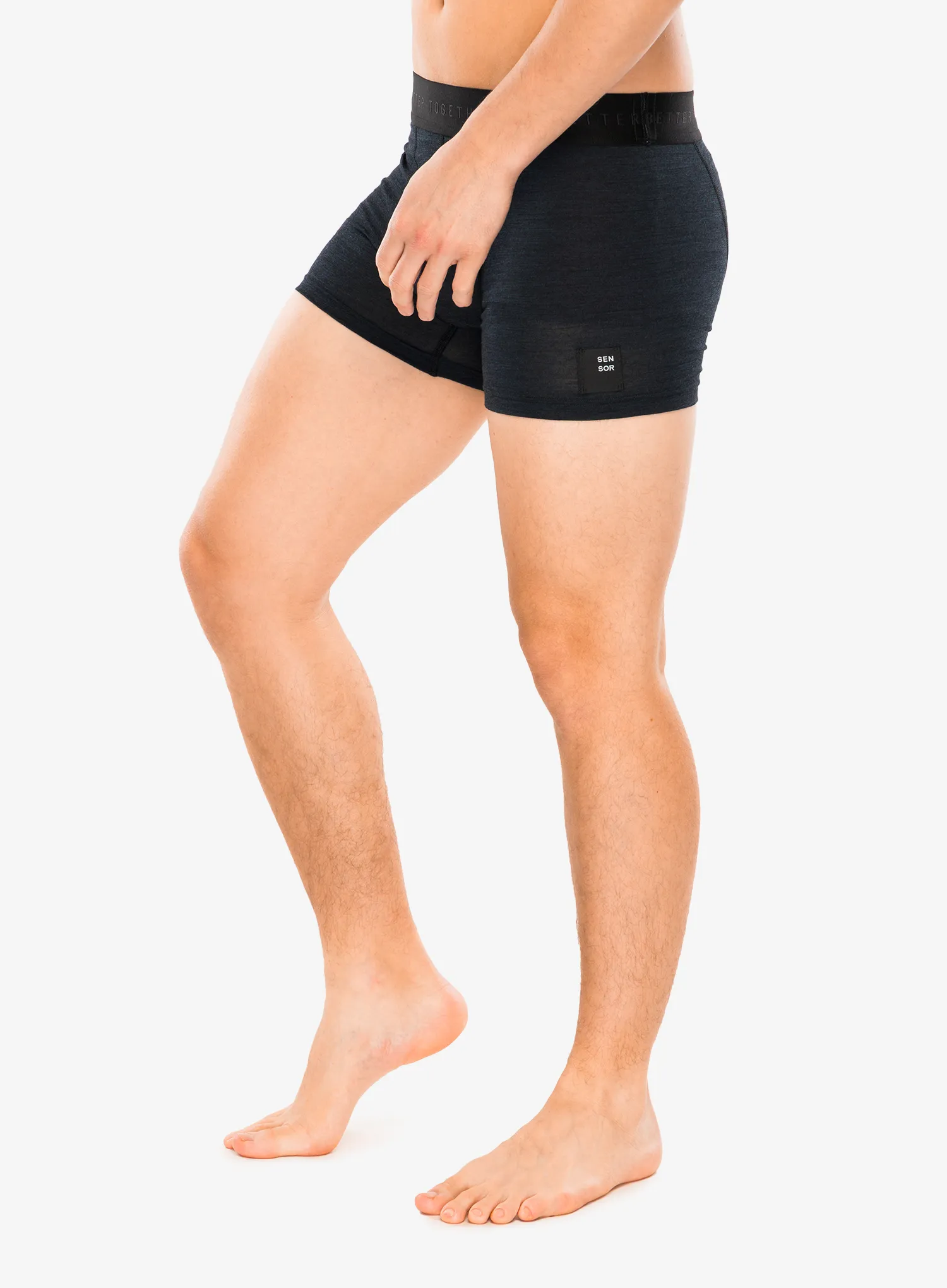 Boksarice Sensor Merino Cordura Boxers - black