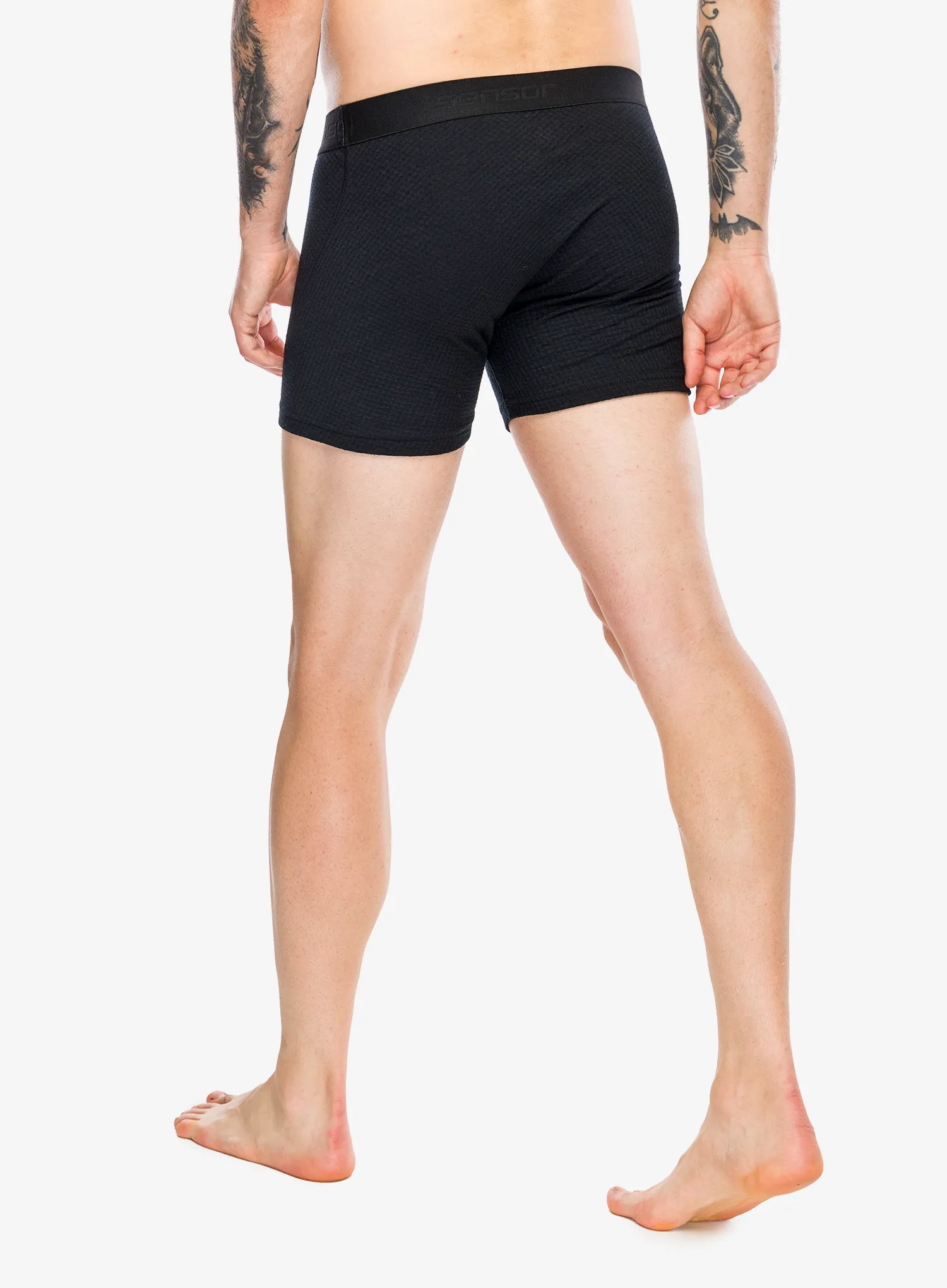 Boksarice Sensor Merino DF Boxers - black