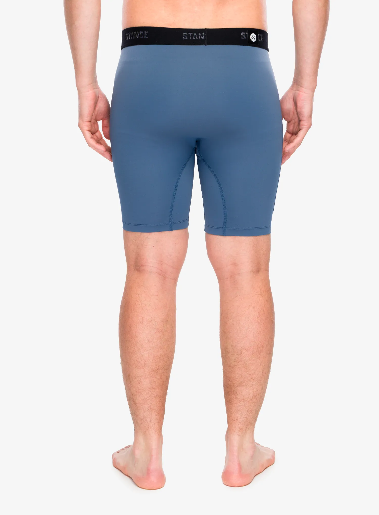 Boksarice Stance Compression Nylon Underwear - seablue