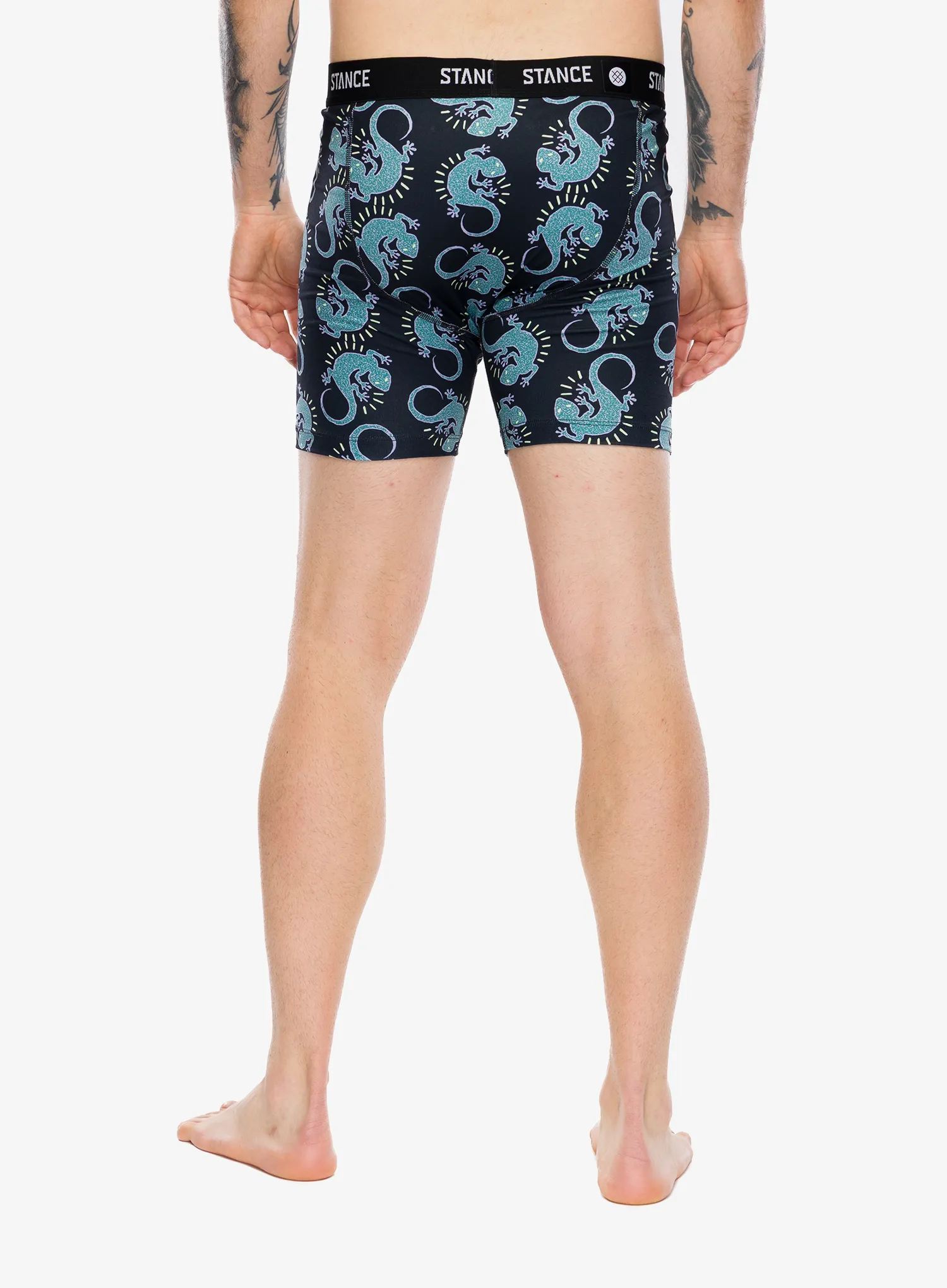 Boksarice Stance Gecko Boxer Brief - black