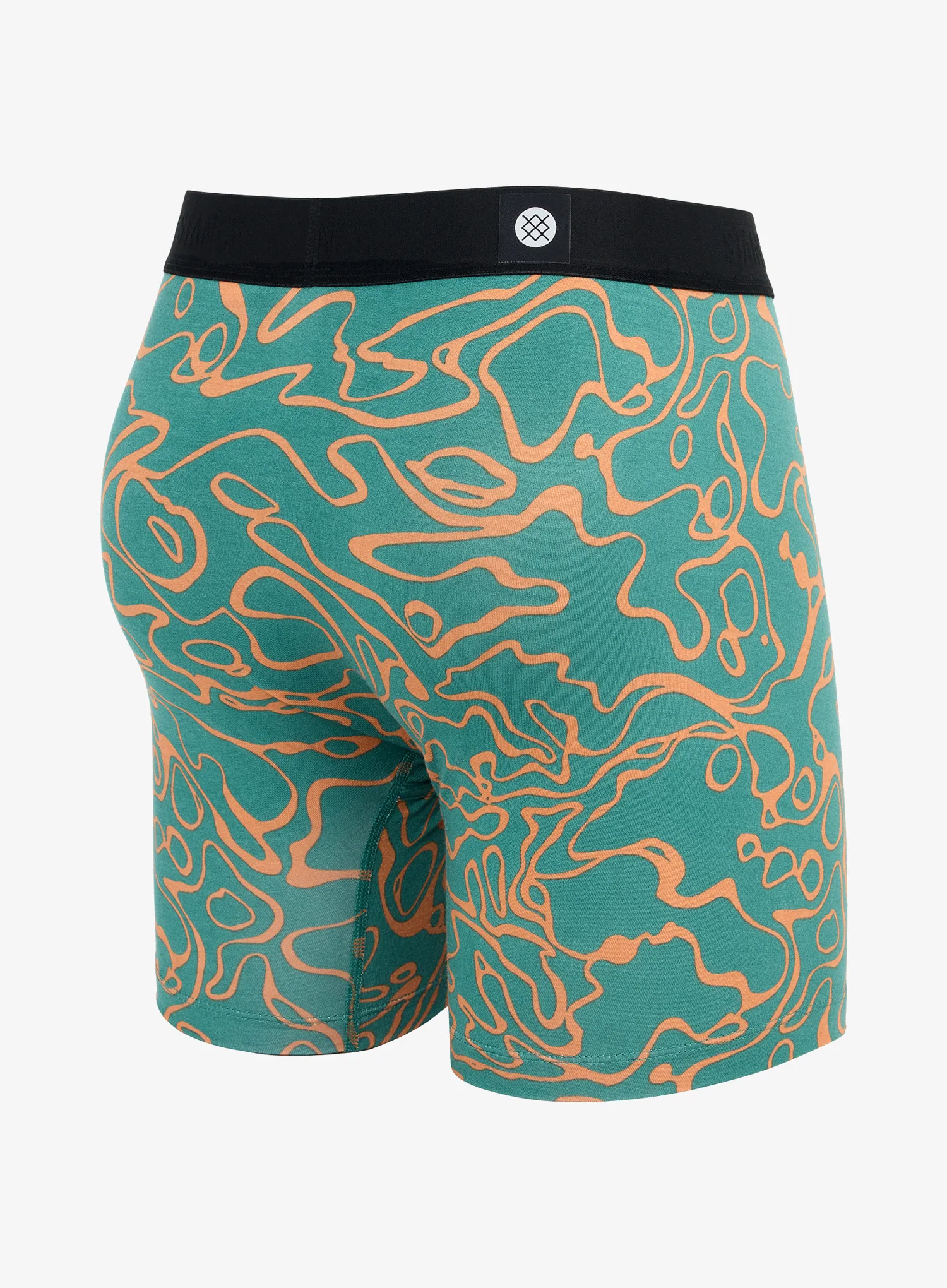 Boksarice Stance Lava Lamp Boxer Brief - teal