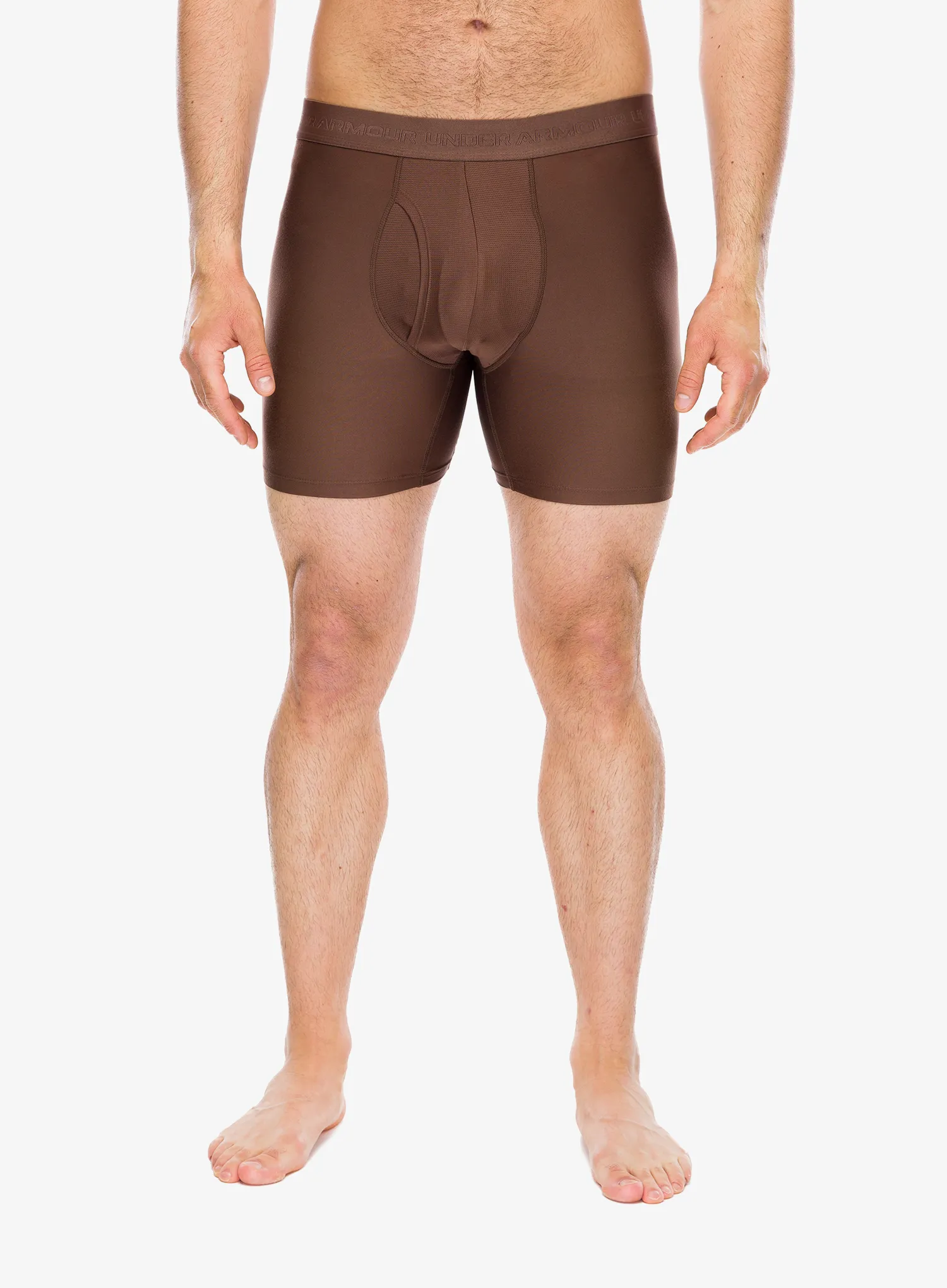 Boksarice Under Armour Performance Tech Mod Solid 6in 3PK - summit white/city khaki/brown
