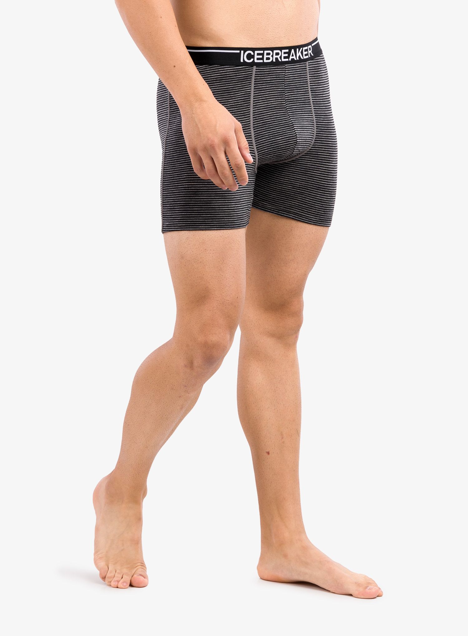 Moške boksarice Icebreaker ANATOMICA BOXERS - gritstone hthr