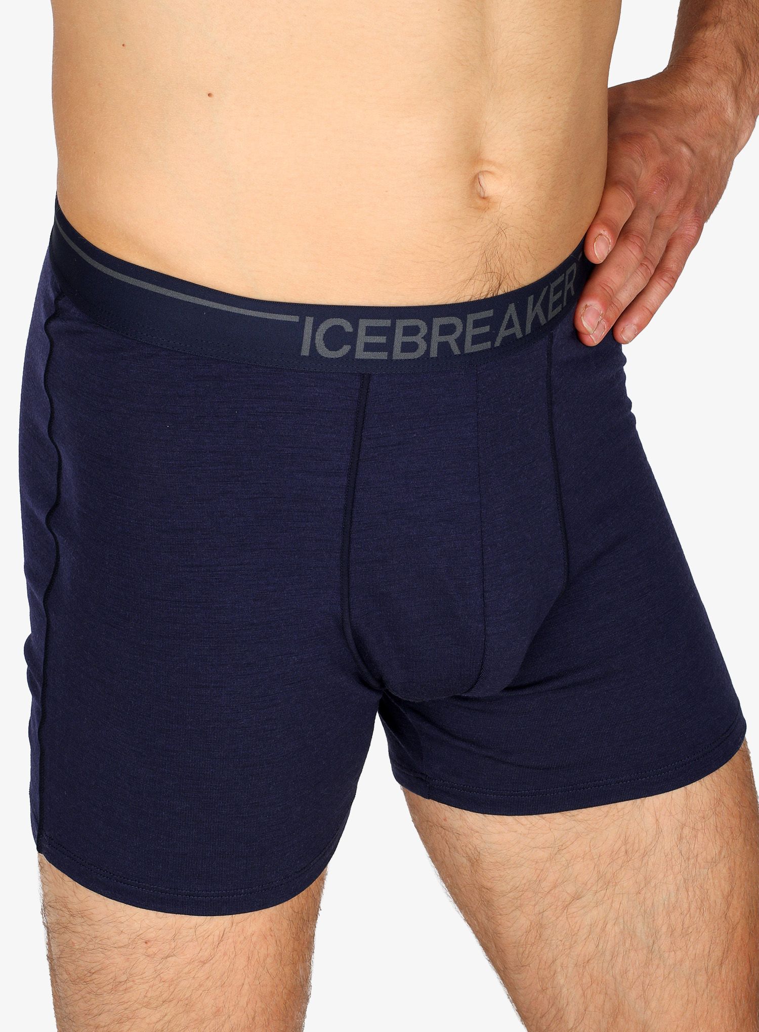 Moške boksarice Icebreaker Anatomica Boxers - midnight navy