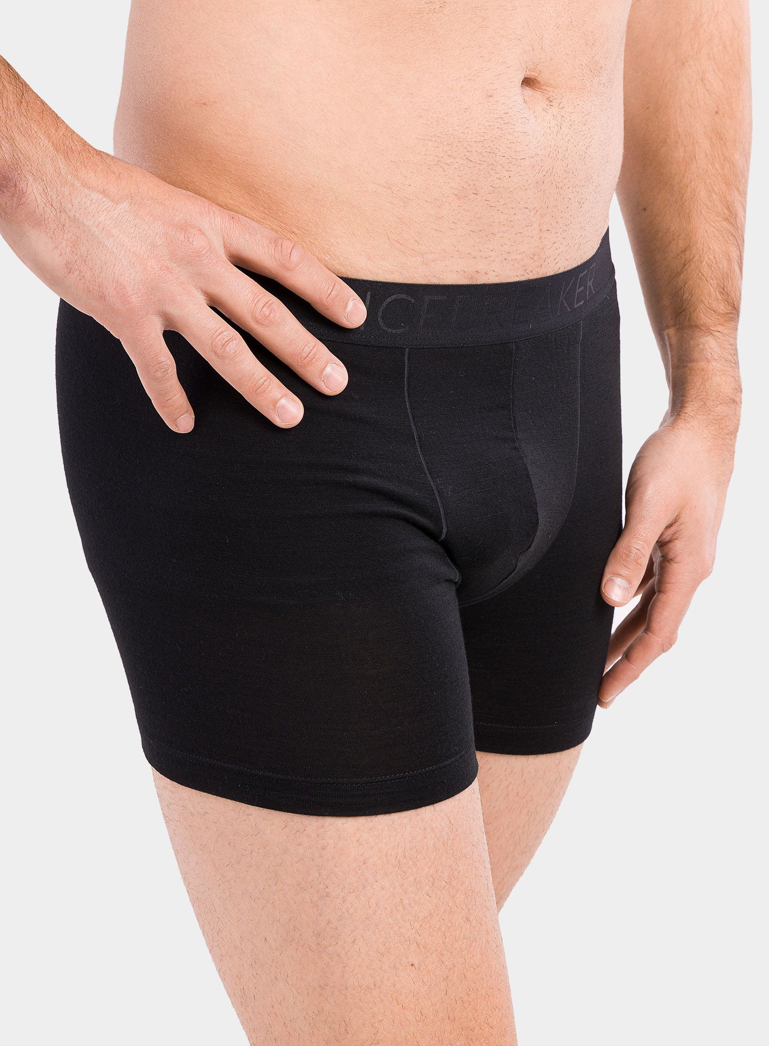 Moške boksarice Icebreaker Anatomica Cool-Lite Boxers - black