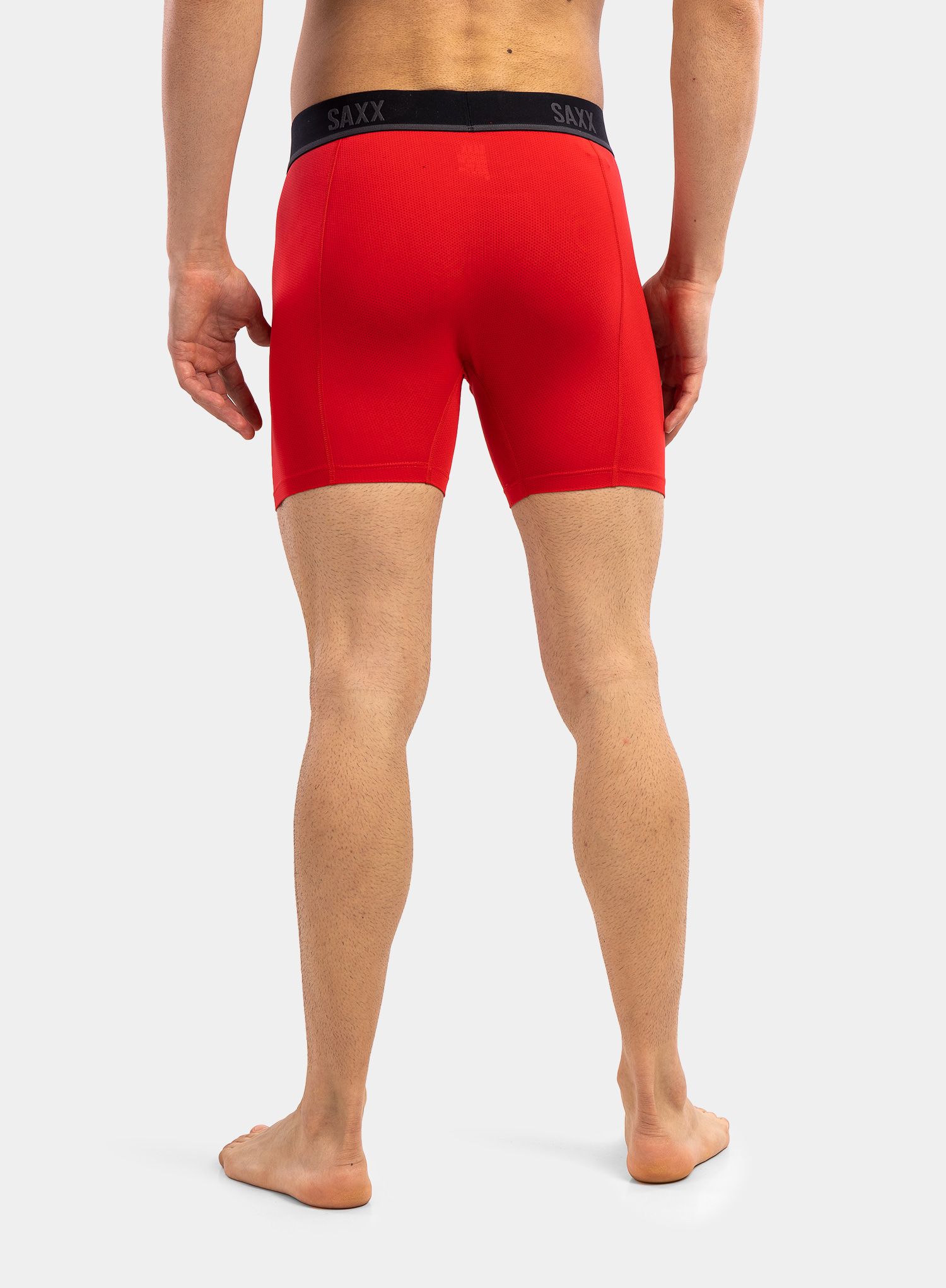Moške boksarice SAXX Kinetic HD Boxer Brief - red