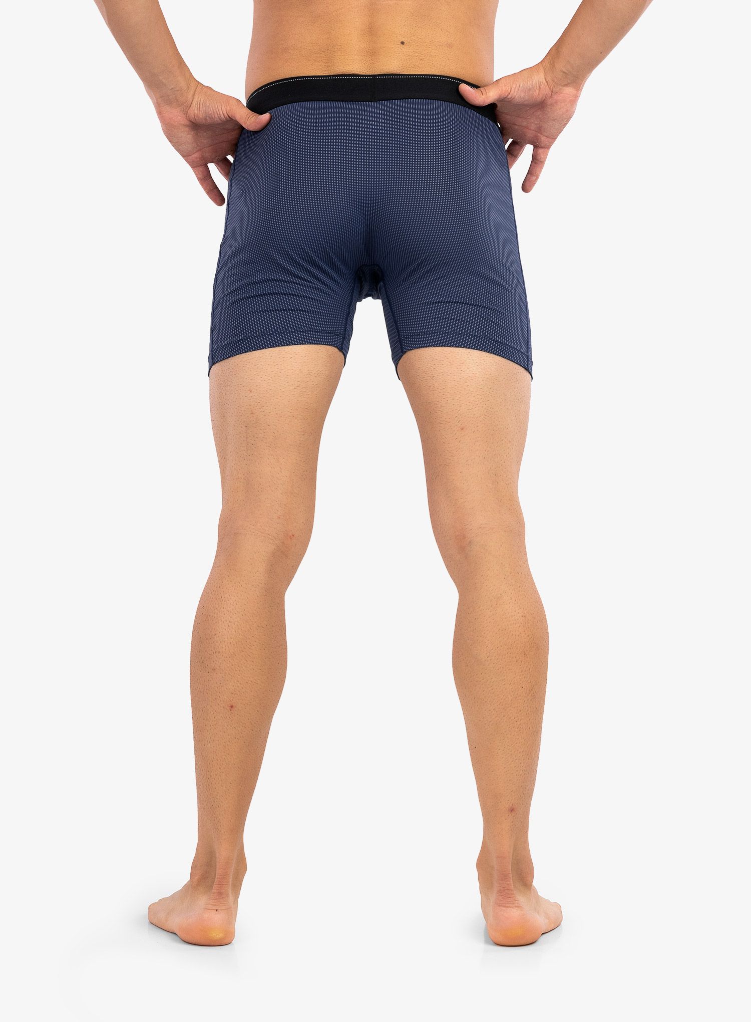 Moške boksarice Saxx Quest Boxer Brief Fly - midnight blue II